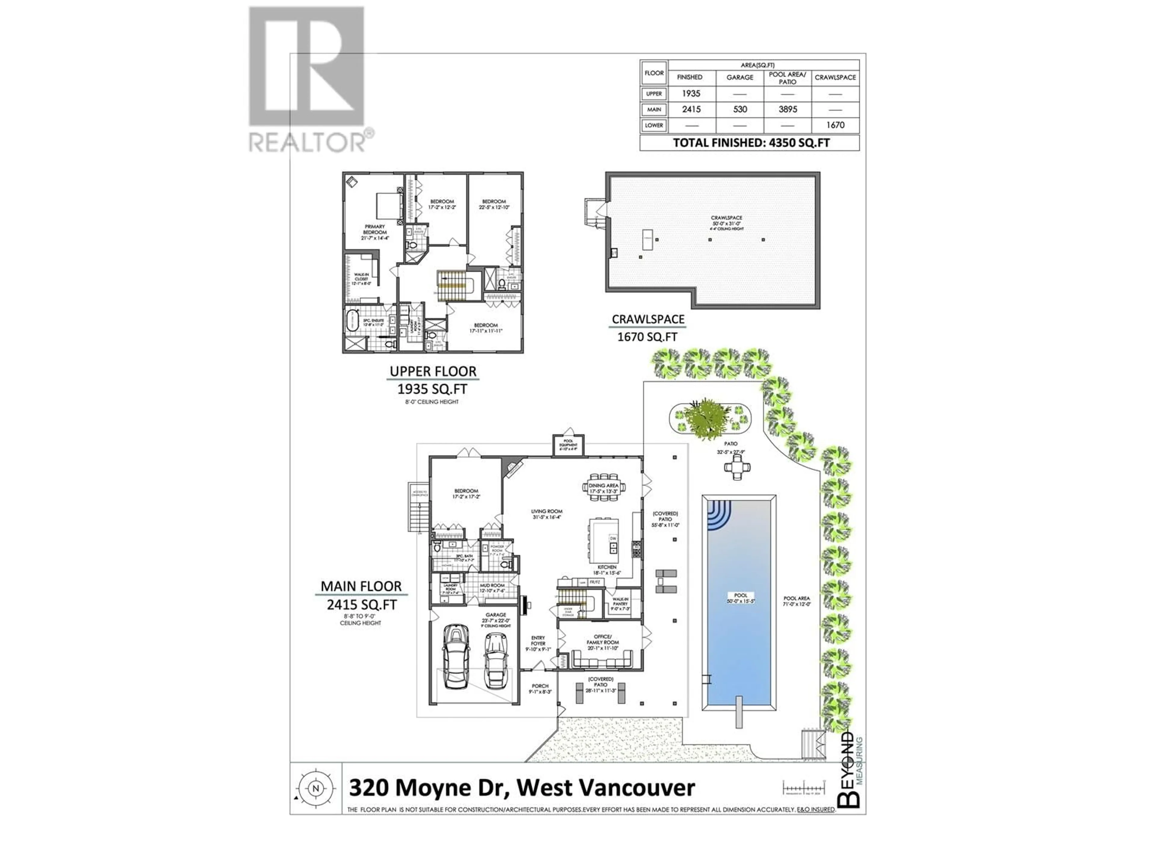 Floor plan for 320 MOYNE DRIVE, West Vancouver British Columbia V7S1J5