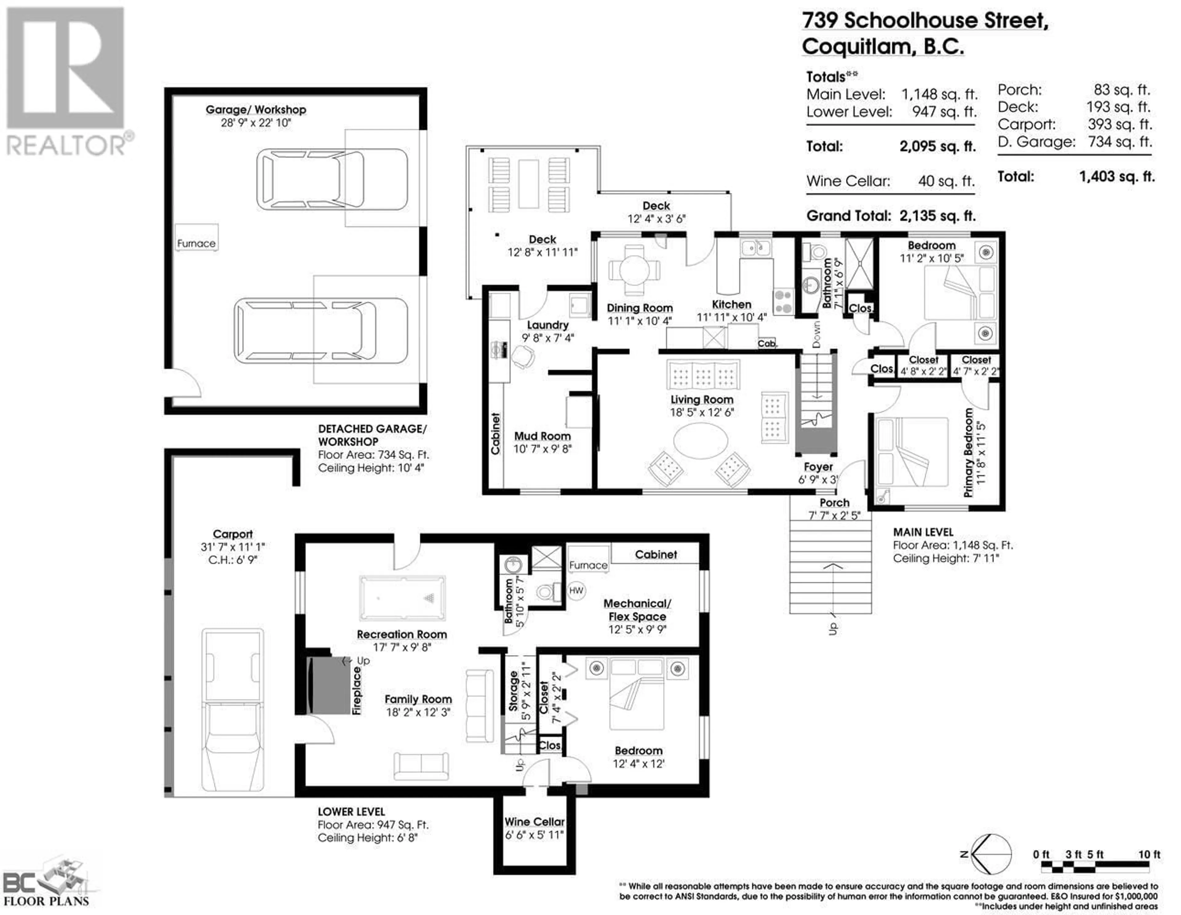 Floor plan for 739 SCHOOLHOUSE STREET, Coquitlam British Columbia V3J5S1