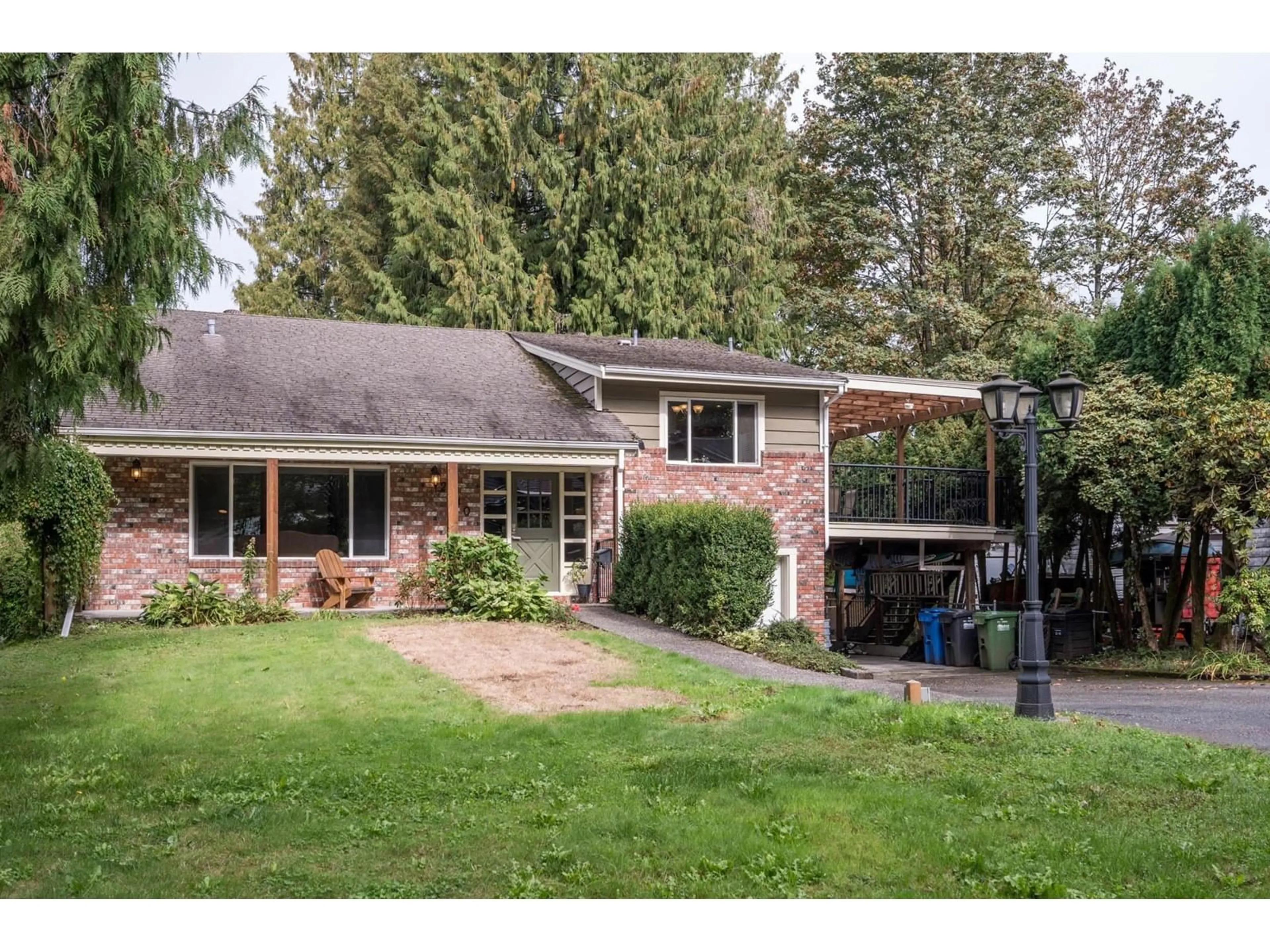 Frontside or backside of a home, the fenced backyard for 2540 BIRCH STREET, Abbotsford British Columbia V2S4H8