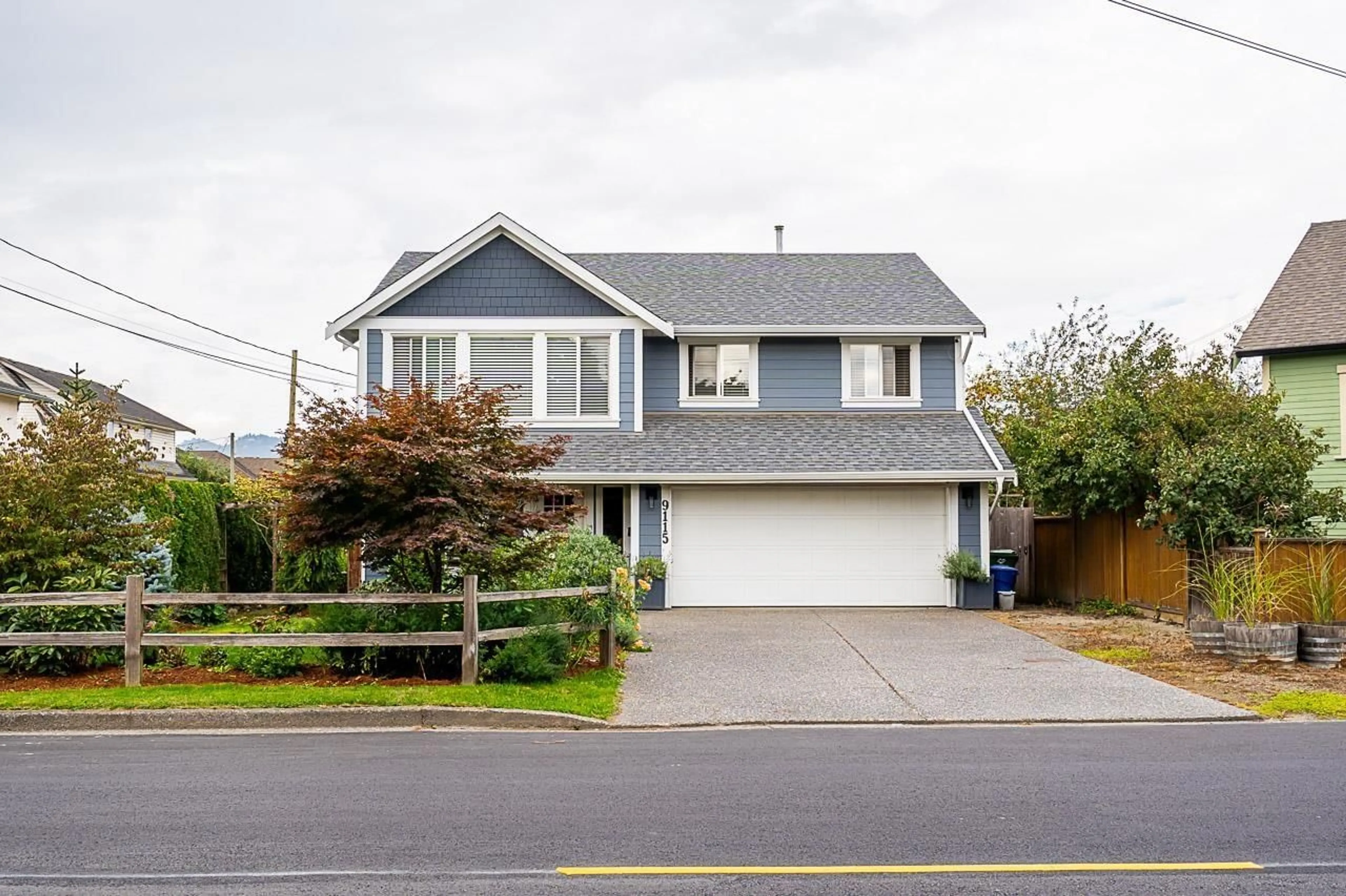 Frontside or backside of a home, the street view for 9115 NOWELL STREET, Chilliwack British Columbia V2P4W4