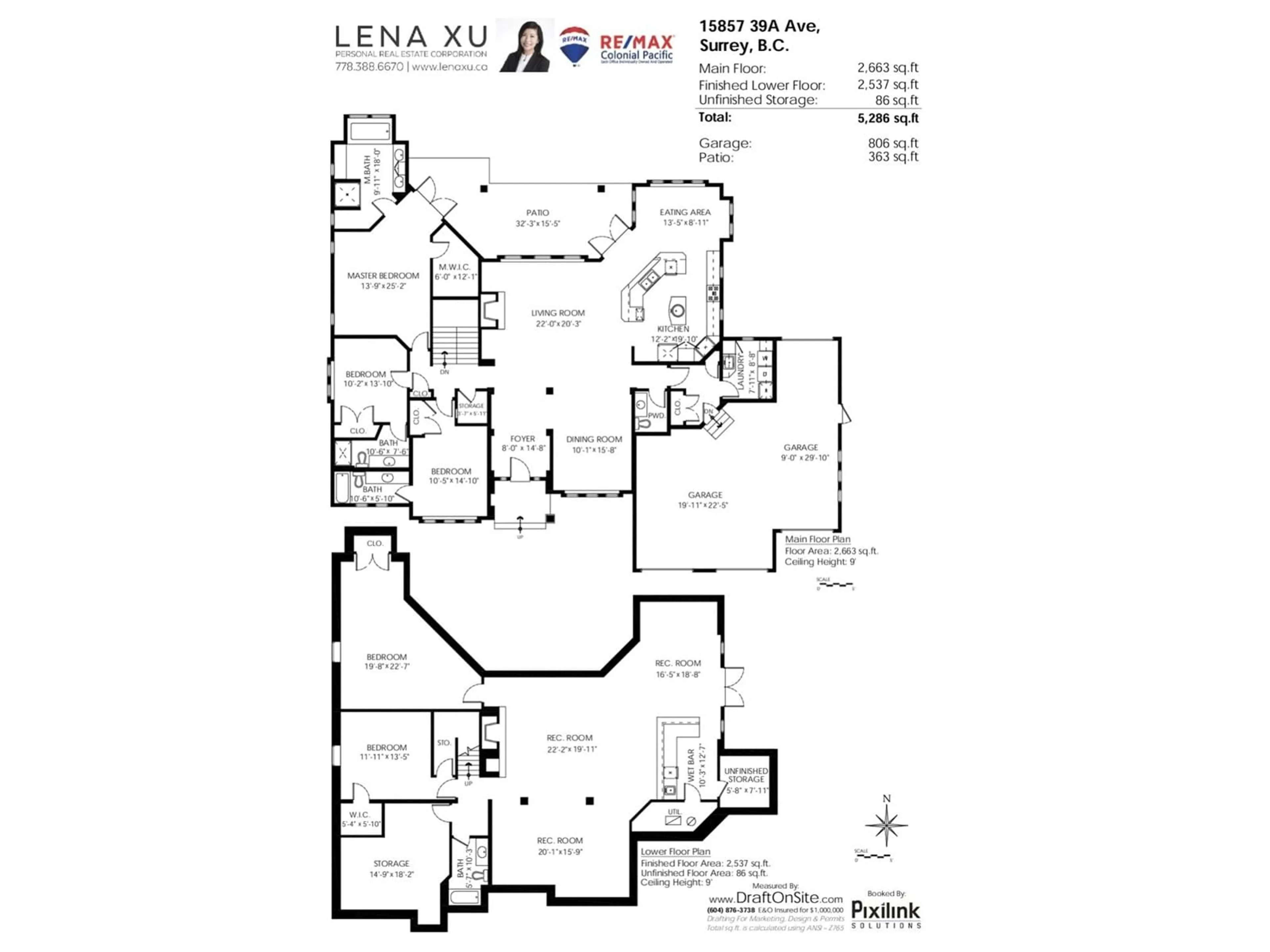 Floor plan for 15857 39A AVENUE, Surrey British Columbia V3Z0L1