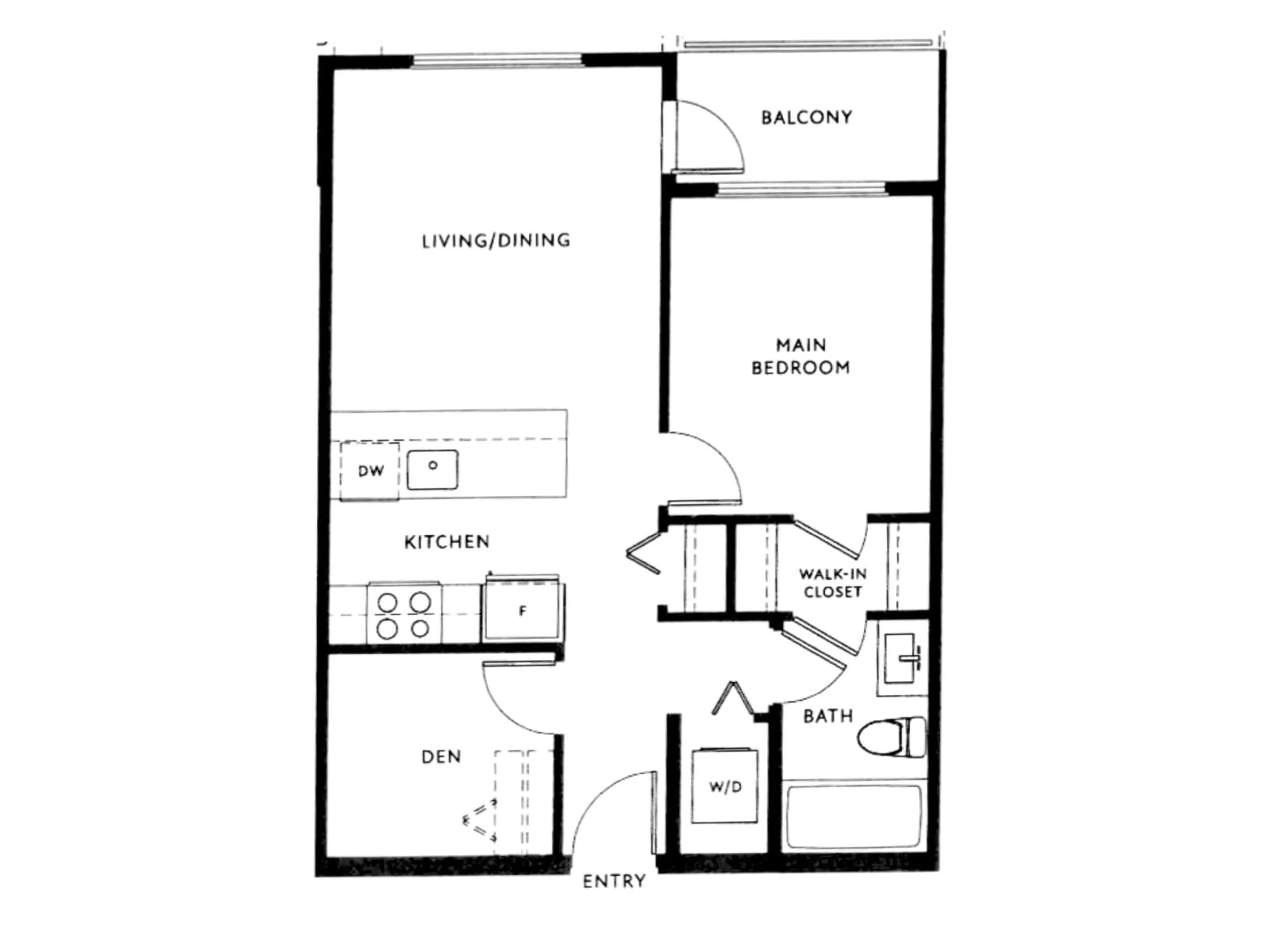 Floor plan for 307 14398 60 AVENUE, Surrey British Columbia V3X2N5