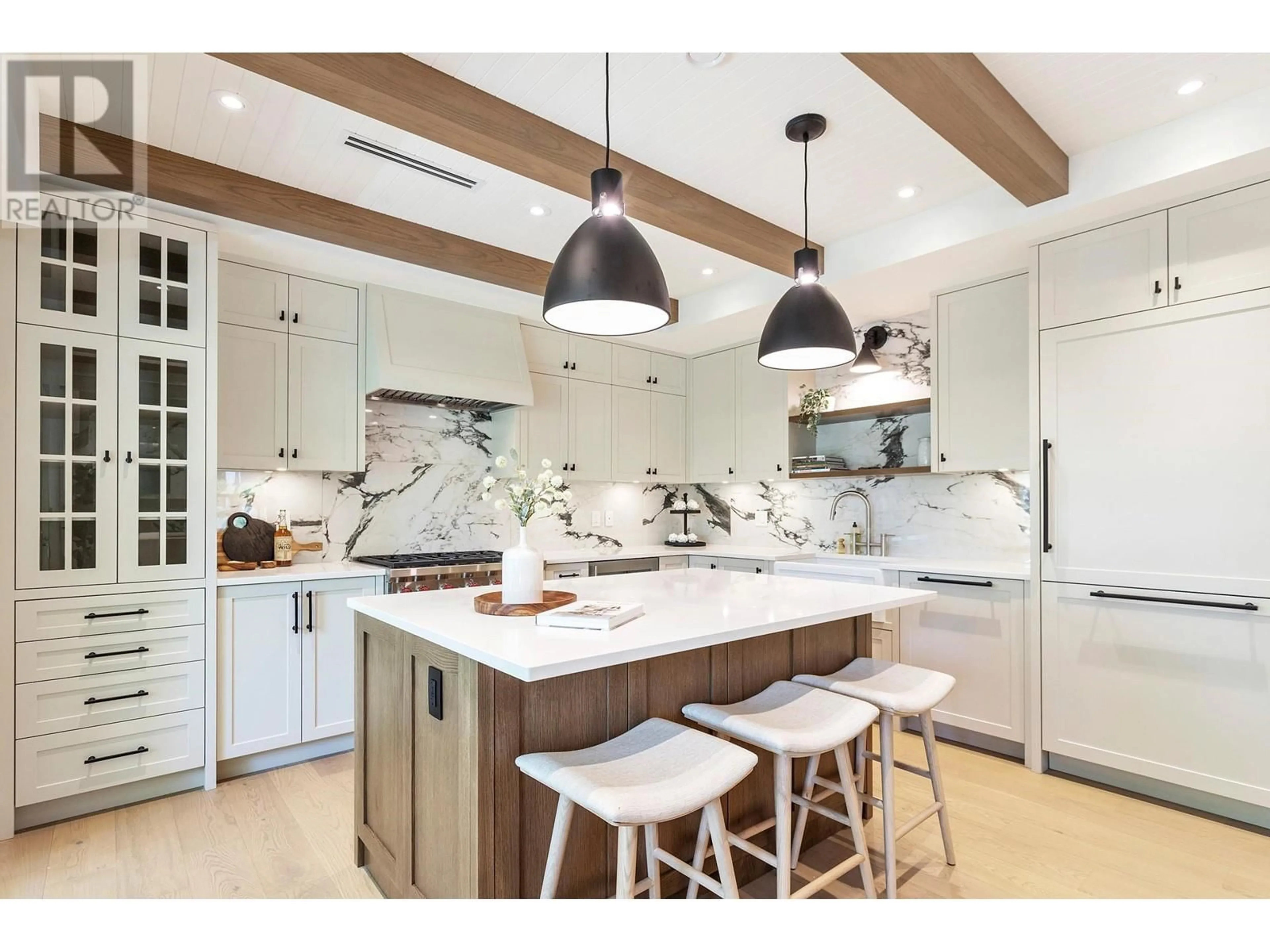 Contemporary kitchen, wood floors, cottage for 5503 BLENHEIM STREET, Vancouver British Columbia V6N0C5