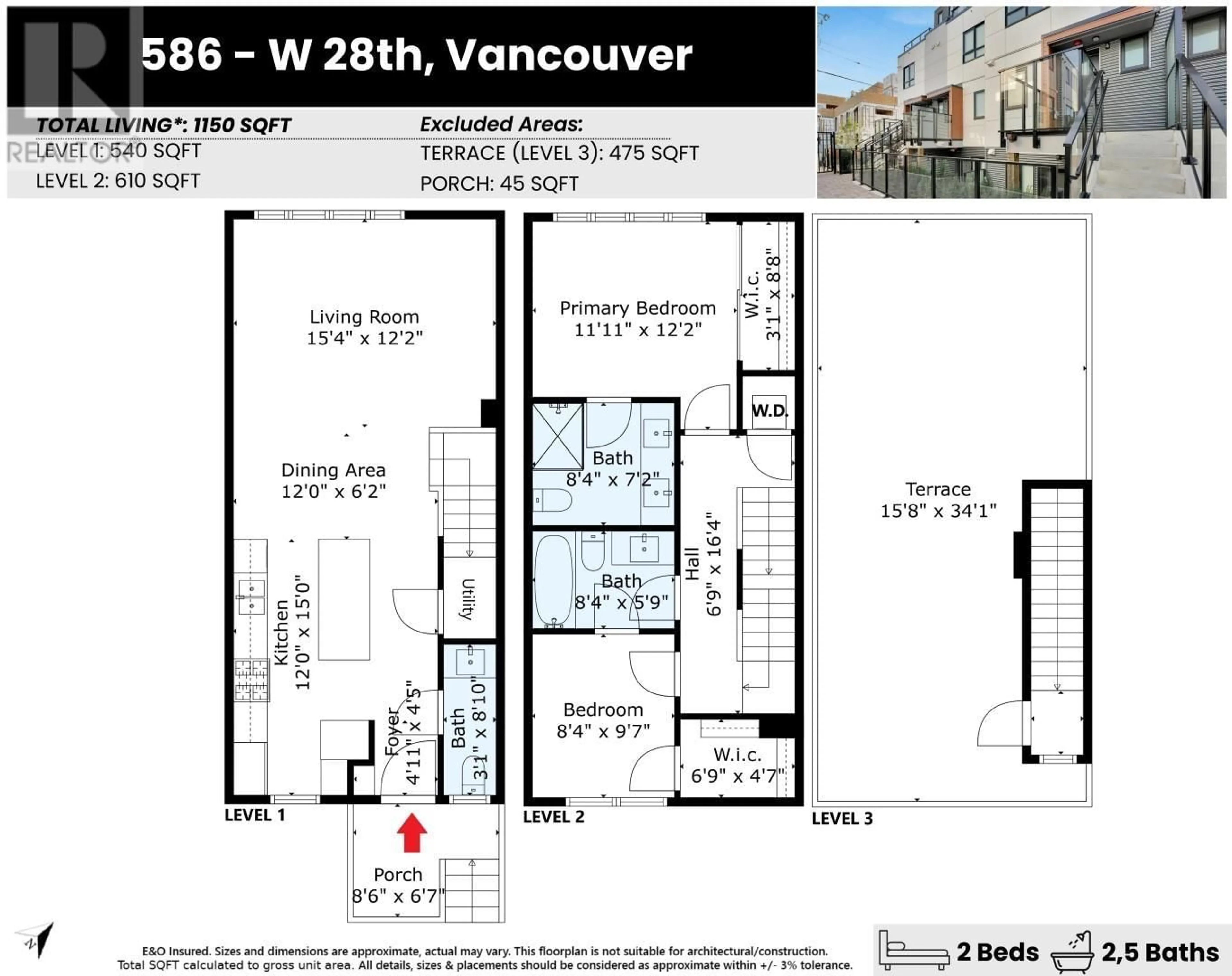 Floor plan for 586 W 28TH AVENUE, Vancouver British Columbia V5Z2H1