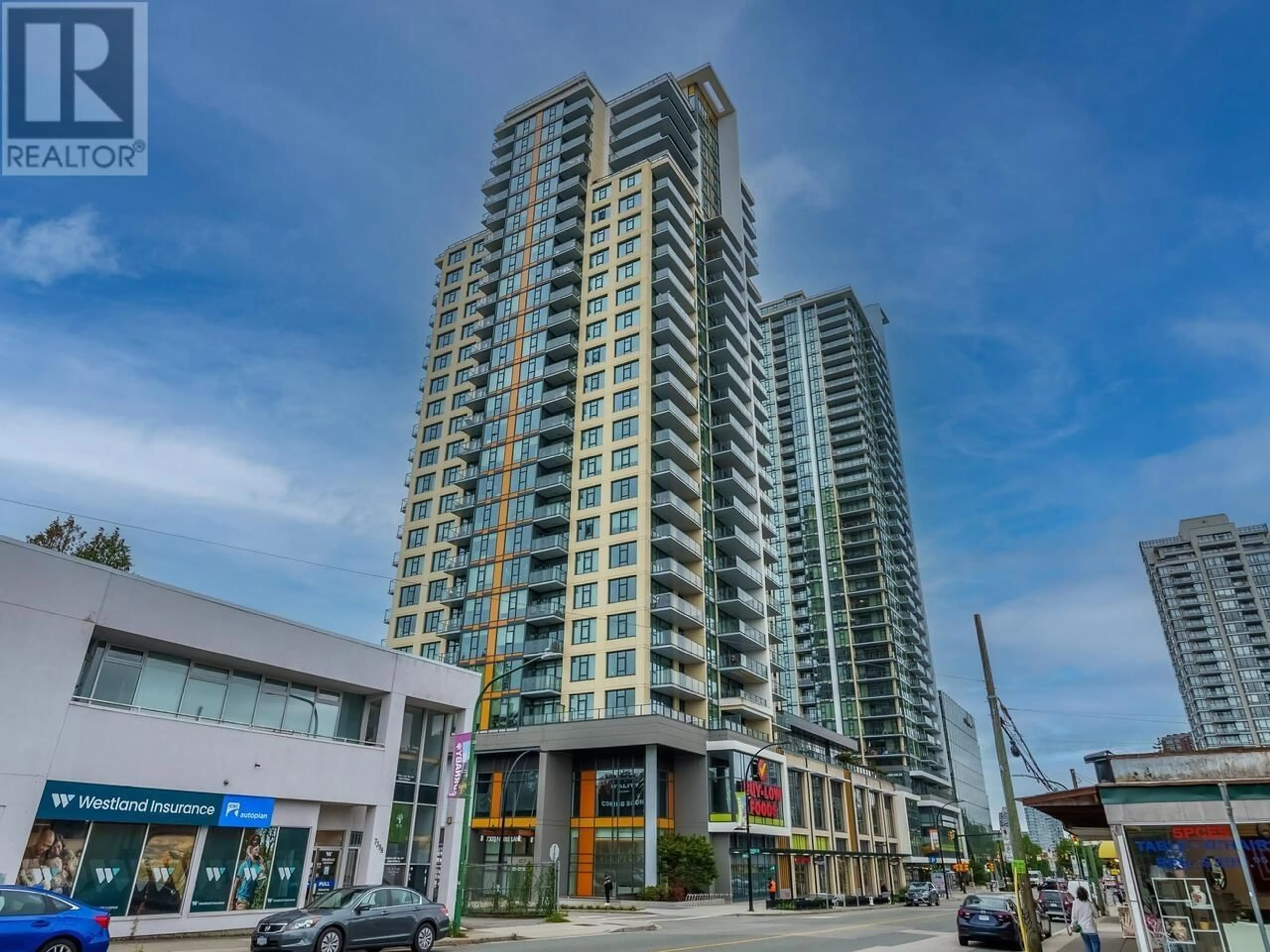 A pic from exterior of the house or condo, the front or back of building for 2508 7303 NOBLE LANE, Burnaby British Columbia V3N0H2