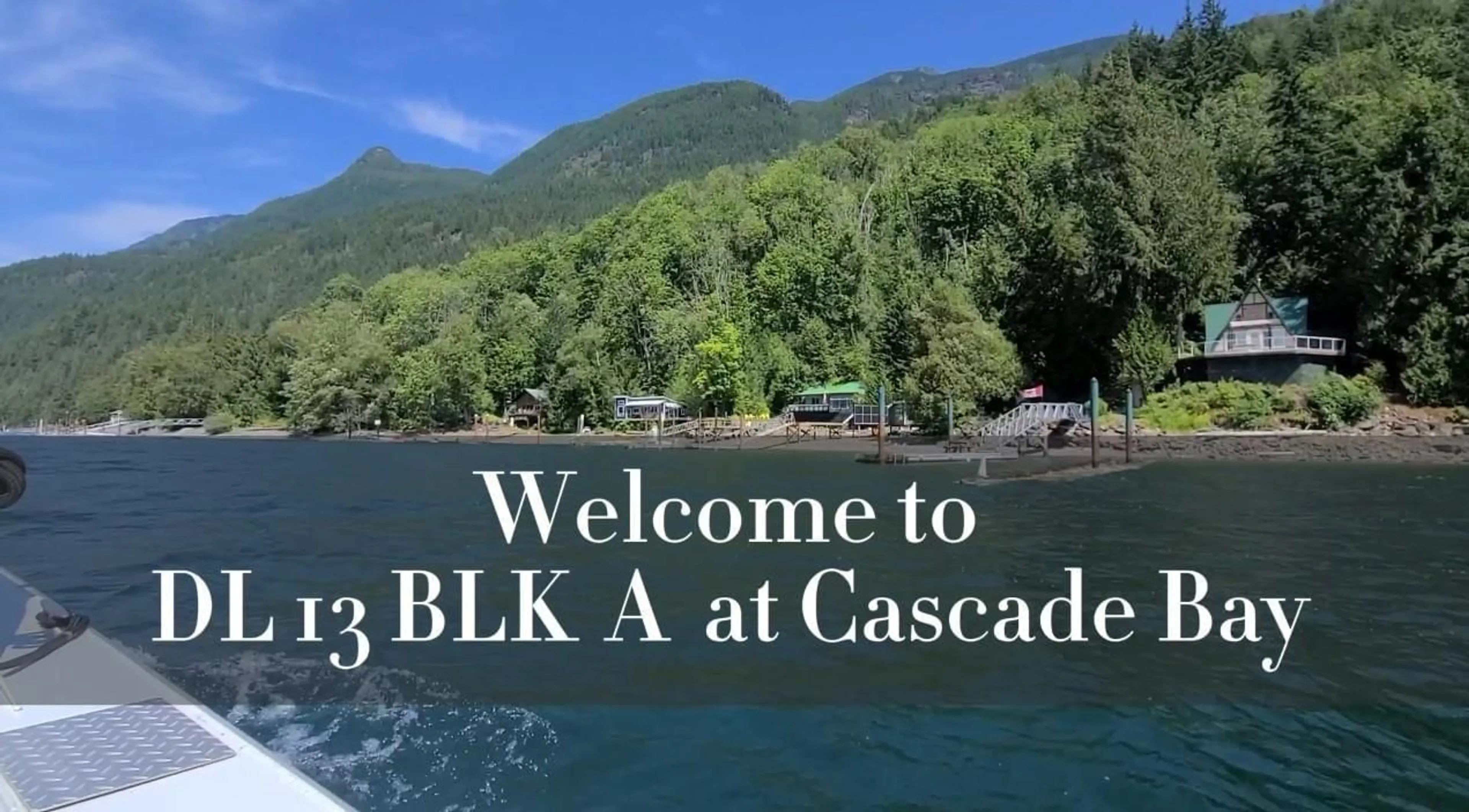 A pic from exterior of the house or condo, lake for DL 13 BLK A CASCADE BAY, Harrison Hot Springs British Columbia V0M1K0