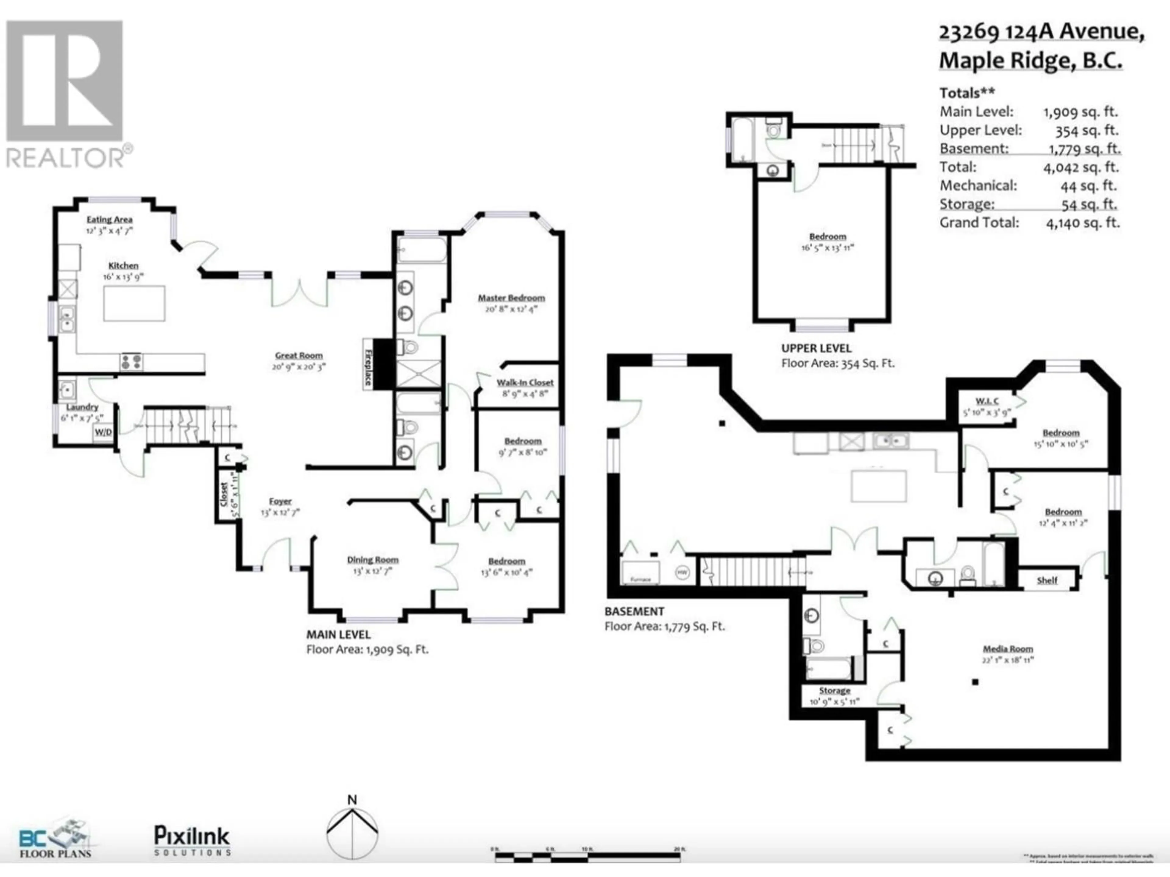 Floor plan for 23269 124A AVENUE, Maple Ridge British Columbia V2X1R6