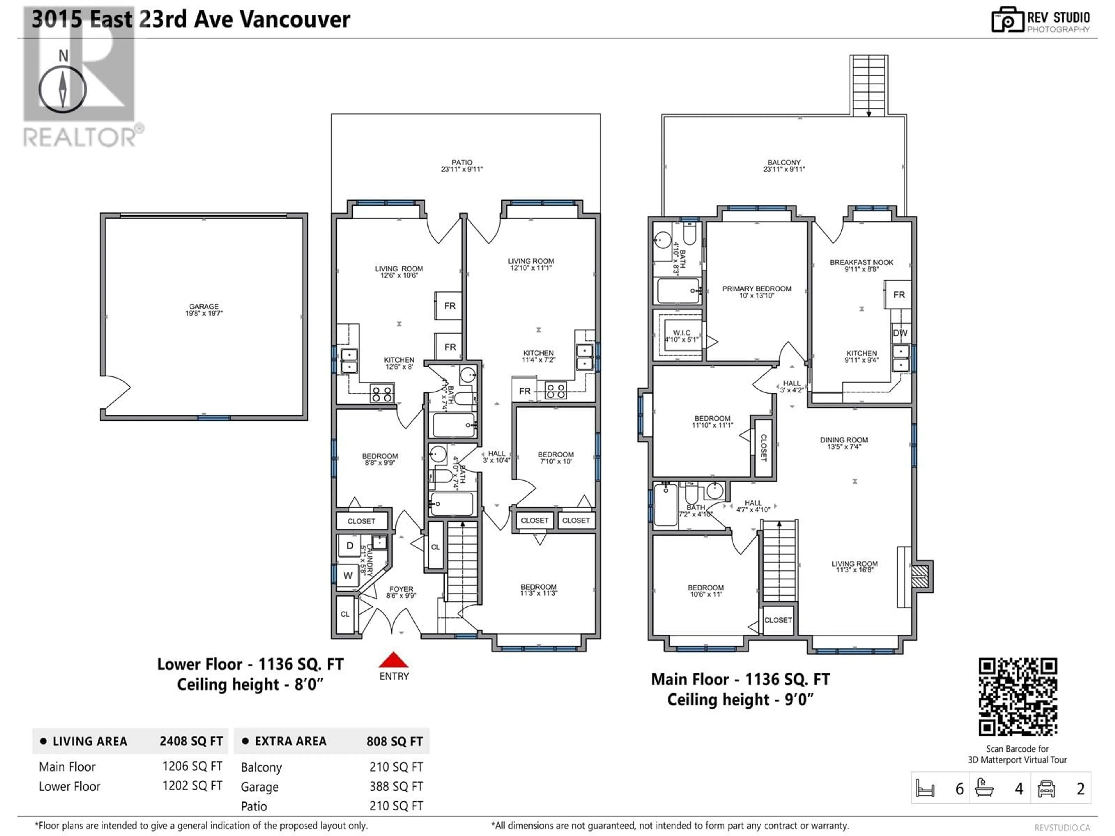 Floor plan for 3015 E 23RD AVENUE, Vancouver British Columbia V5R1B2