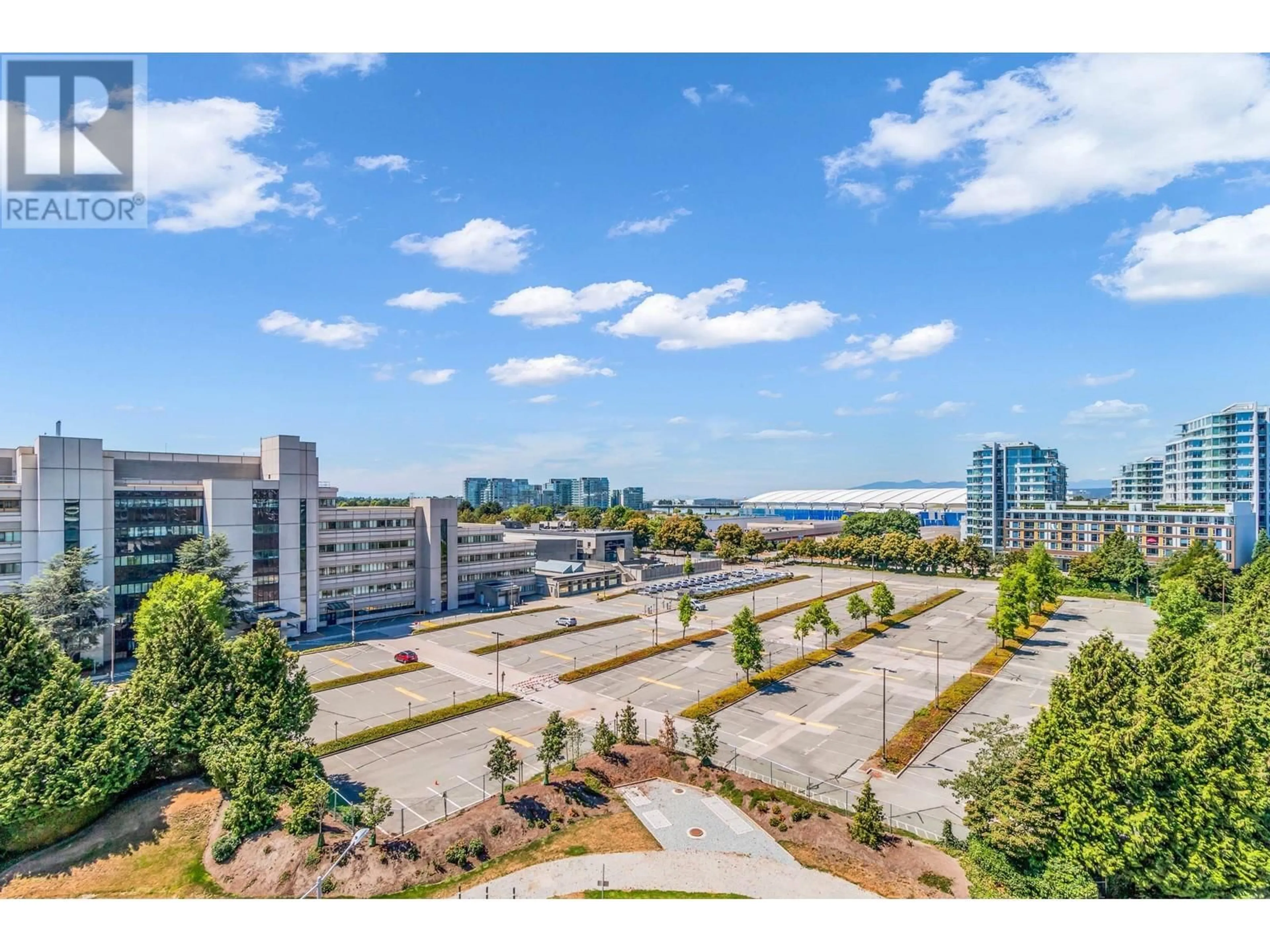 A pic from exterior of the house or condo, the view of city buildings for 903 5788 GILBERT ROAD, Richmond British Columbia V6X1B7