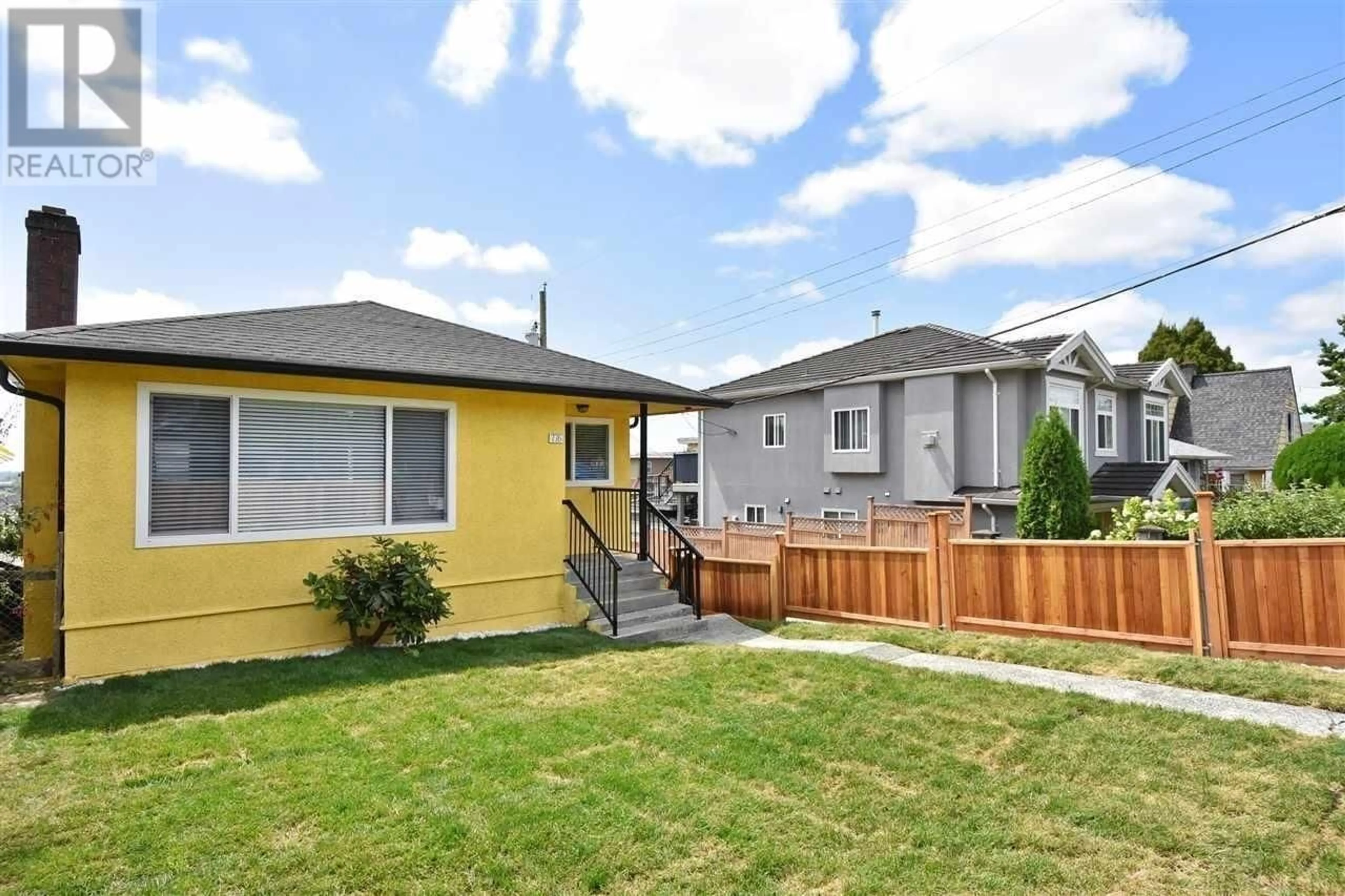 Frontside or backside of a home, the fenced backyard for 776 E 63RD AVENUE, Vancouver British Columbia V5X2K7