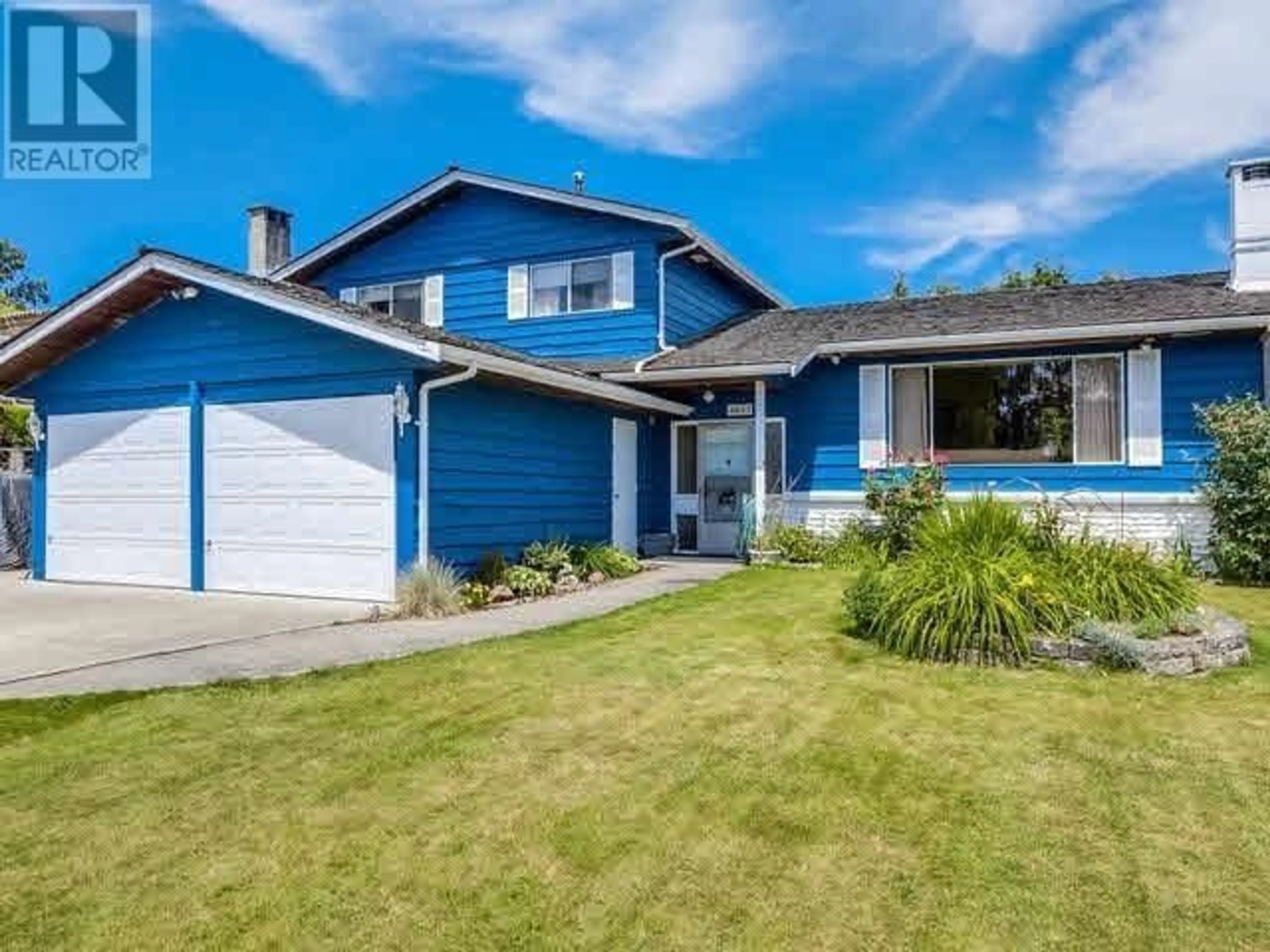 Home with vinyl exterior material, street for 4651 LARKSPUR AVENUE, Richmond British Columbia V7C2H9