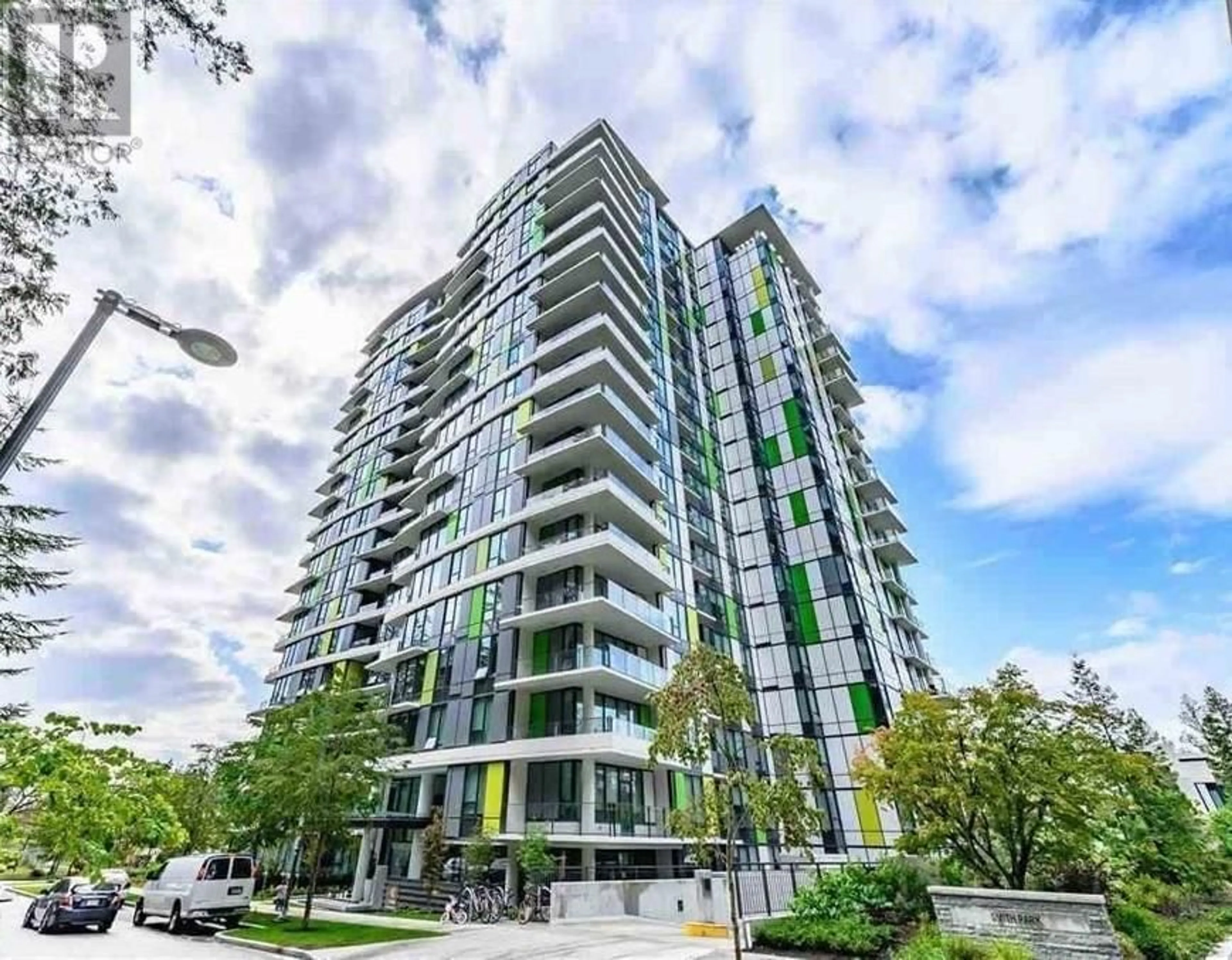 A pic from exterior of the house or condo, the street view for 1106 3487 BINNING ROAD, Vancouver British Columbia V6S0A5