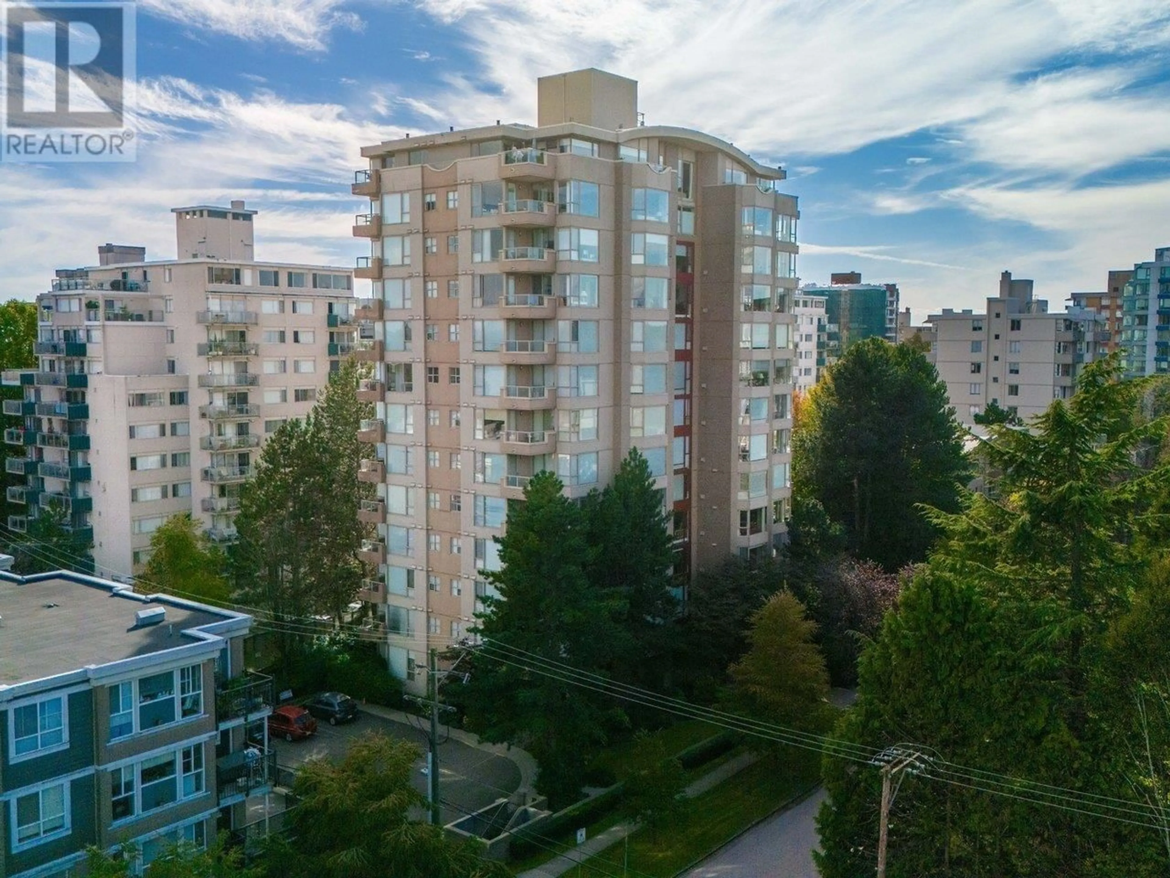 A pic from exterior of the house or condo, the view of city buildings for 802 2108 W 38TH AVENUE, Vancouver British Columbia V6M1R9