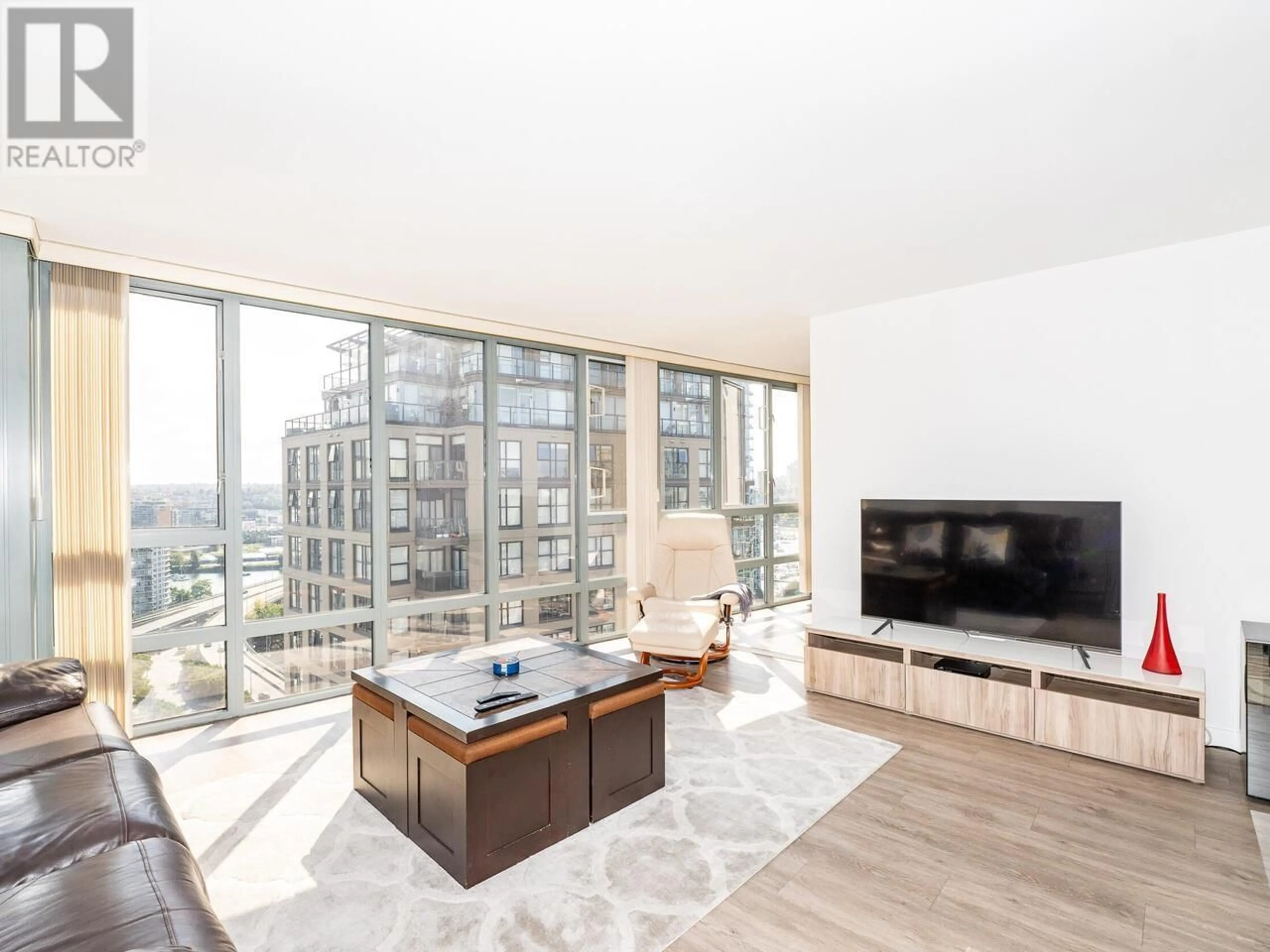 Living room, wood floors for 2302 950 CAMBIE STREET, Vancouver British Columbia V6B5X5