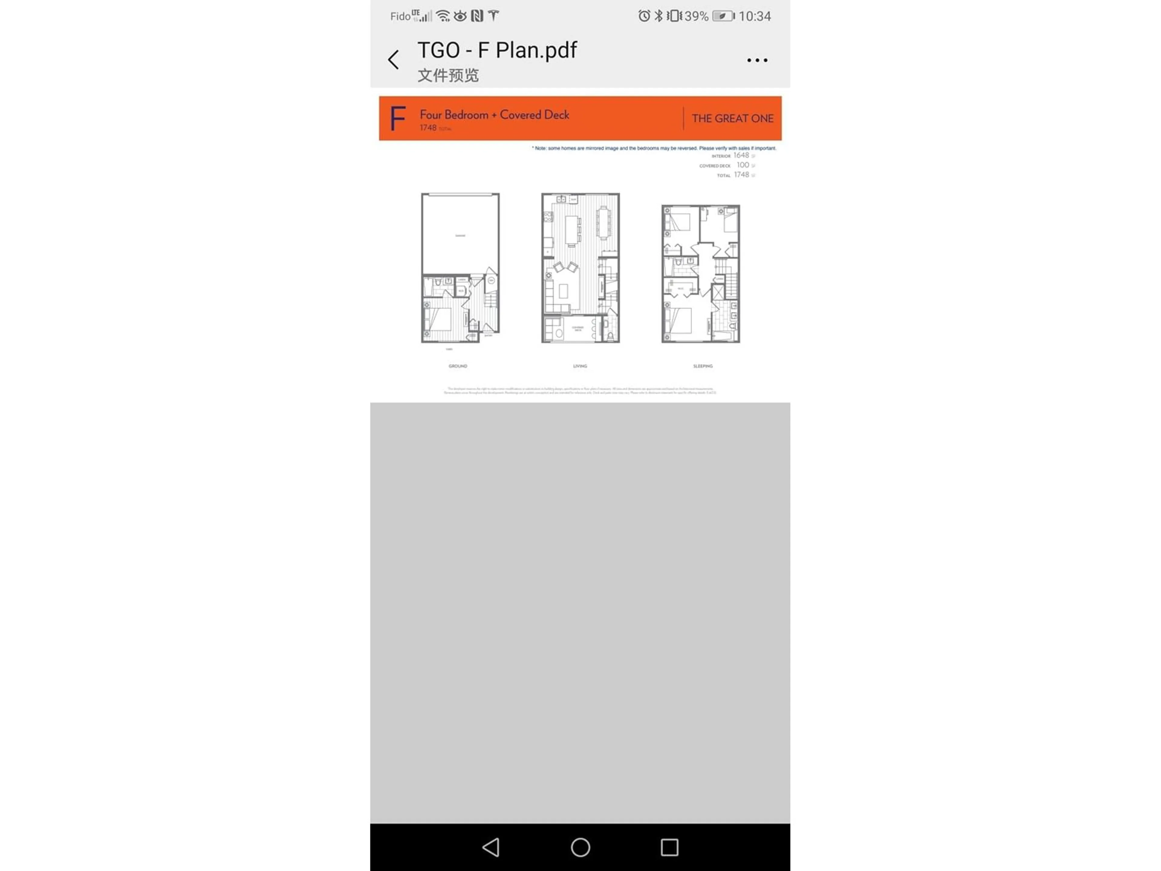 Floor plan for 40 15489 99A AVENUE, Surrey British Columbia V3R0G9