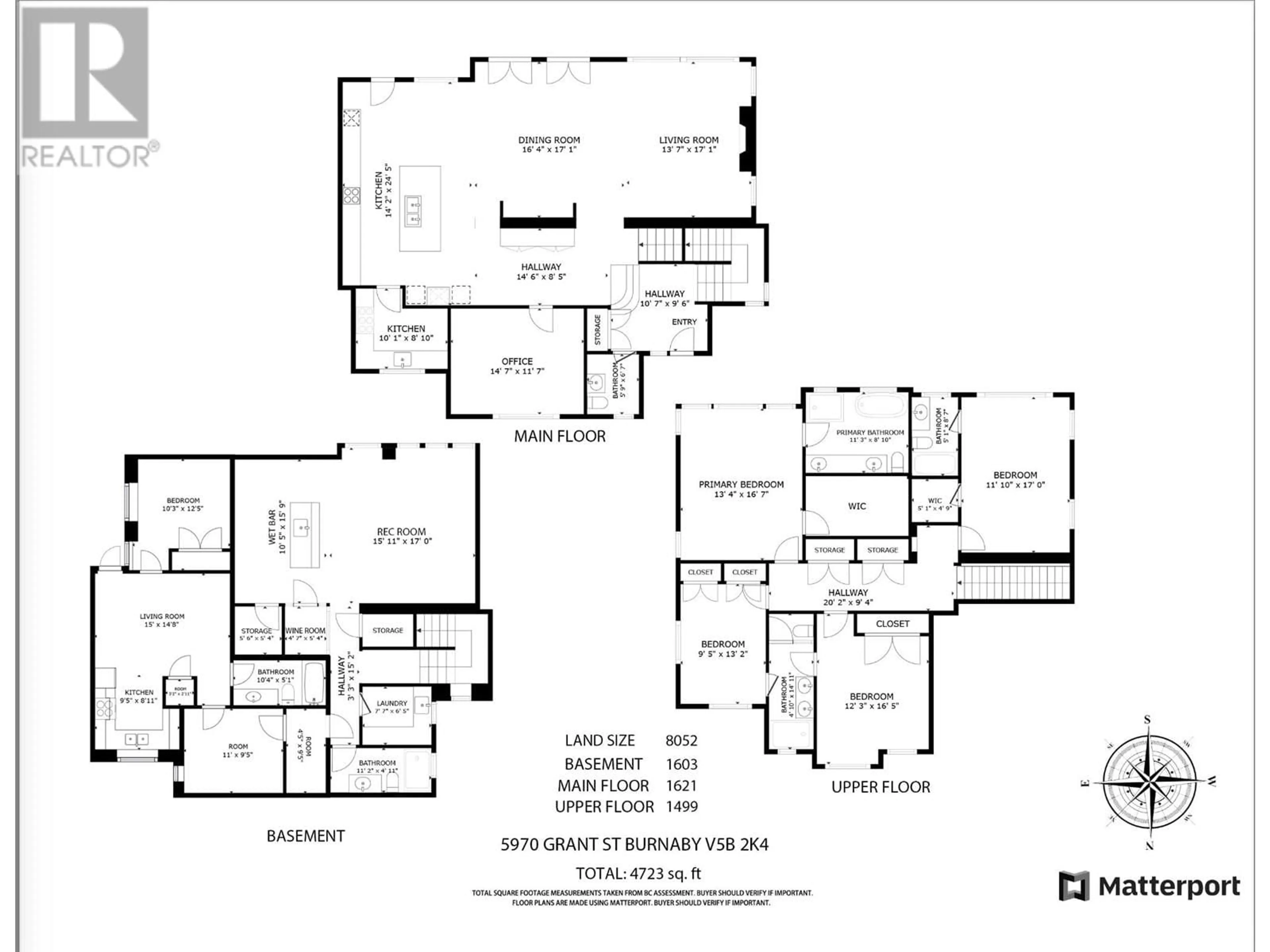 Floor plan for 5970 GRANT STREET, Burnaby British Columbia V5B2K4