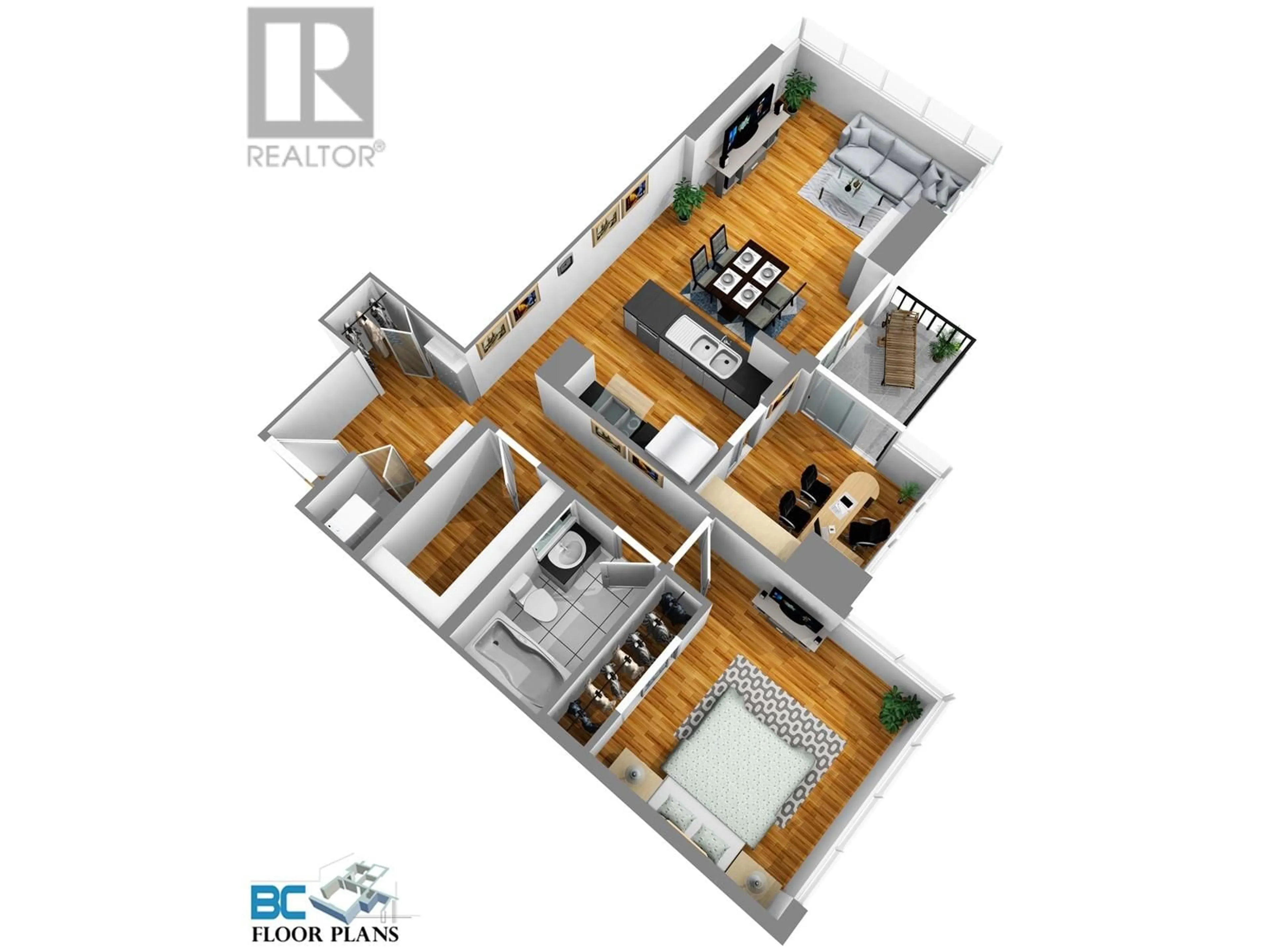 Floor plan for 2006 1067 MARINASIDE CRESCENT, Vancouver British Columbia V6Z3A4