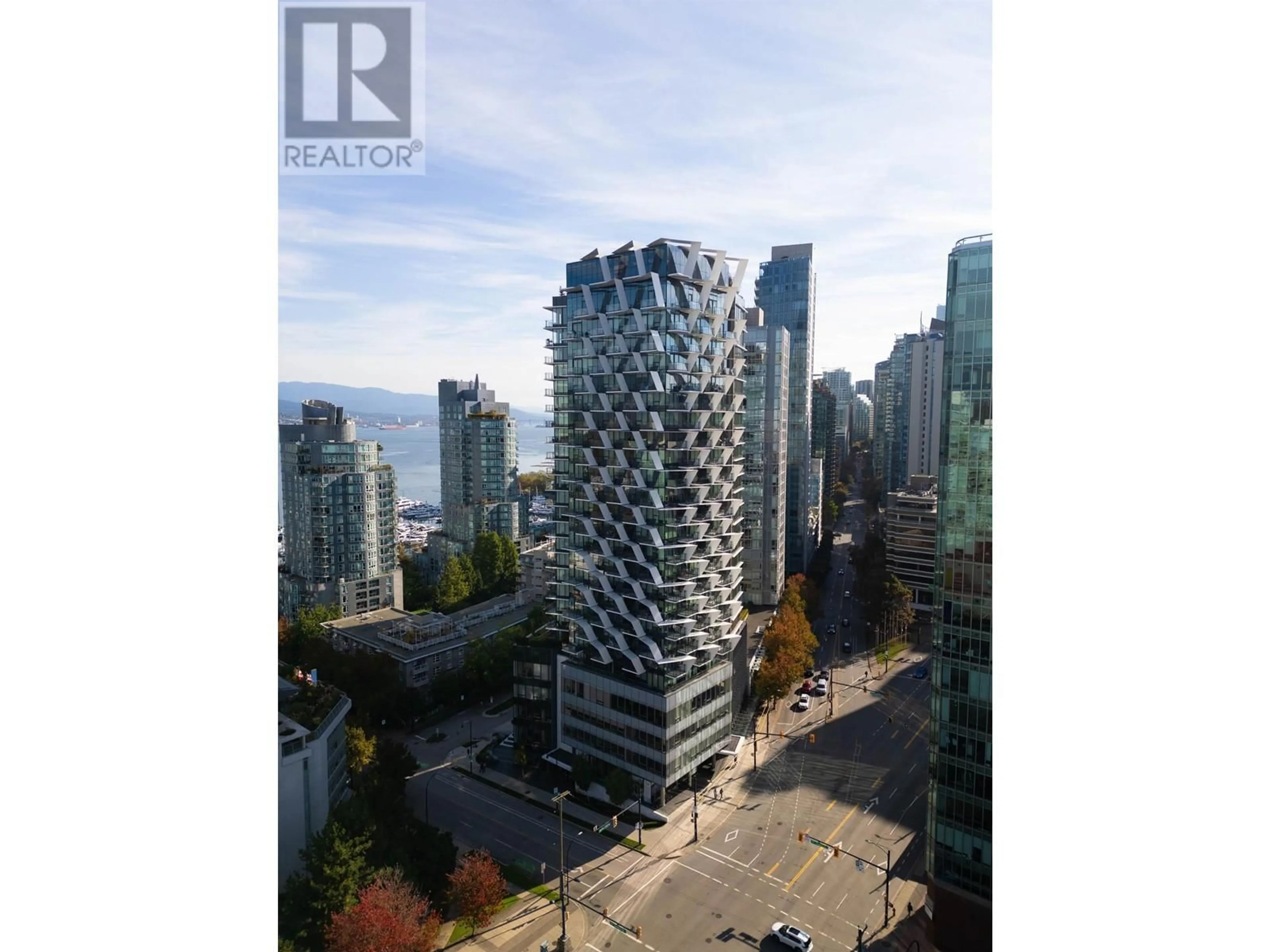 A pic from exterior of the house or condo, the view of city buildings for 1905 620 CARDERO STREET, Vancouver British Columbia V6G0C7