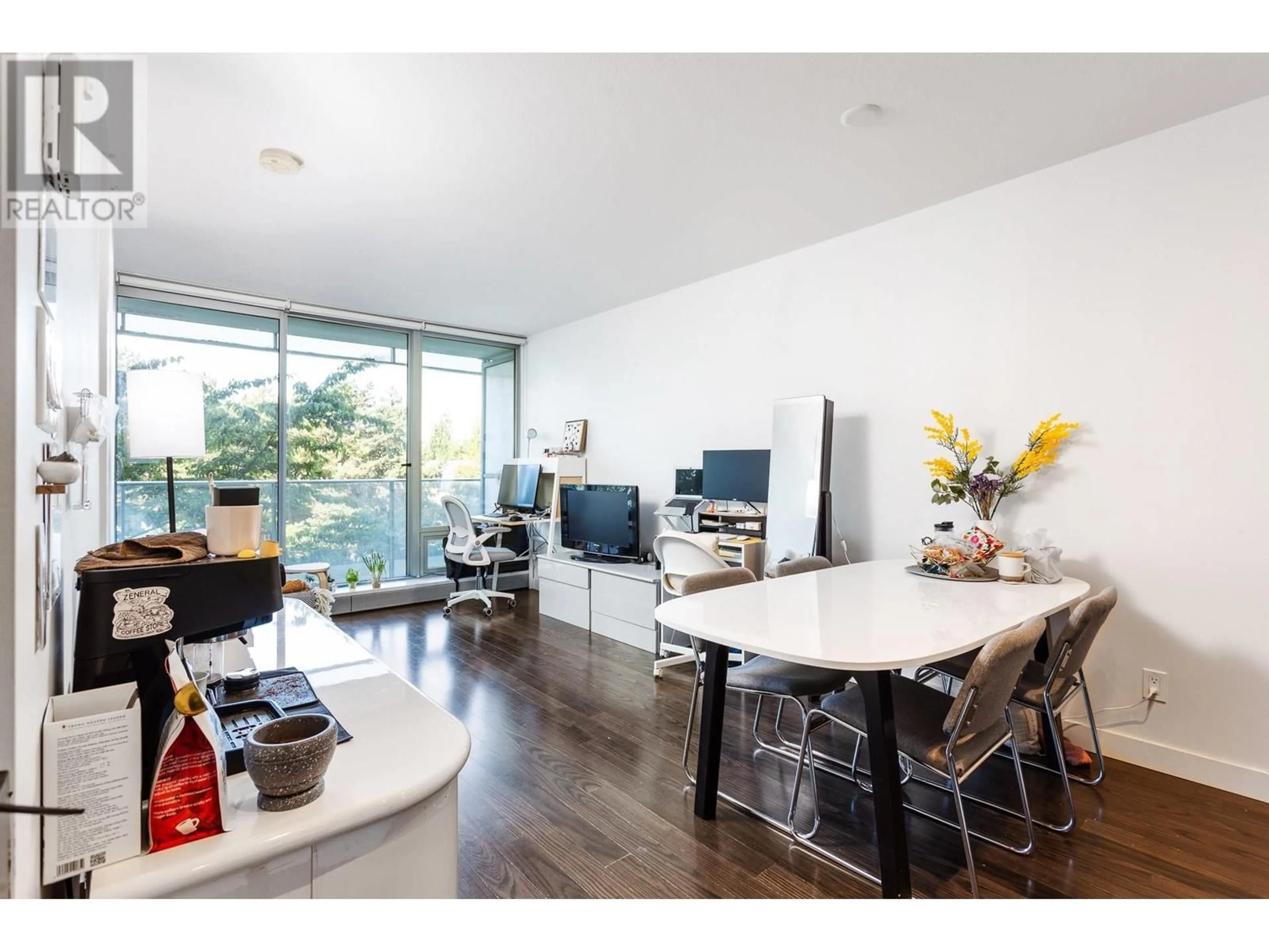 Living room, wood floors for 307 8131 NUNAVUT LANE, Vancouver British Columbia V5X0E2