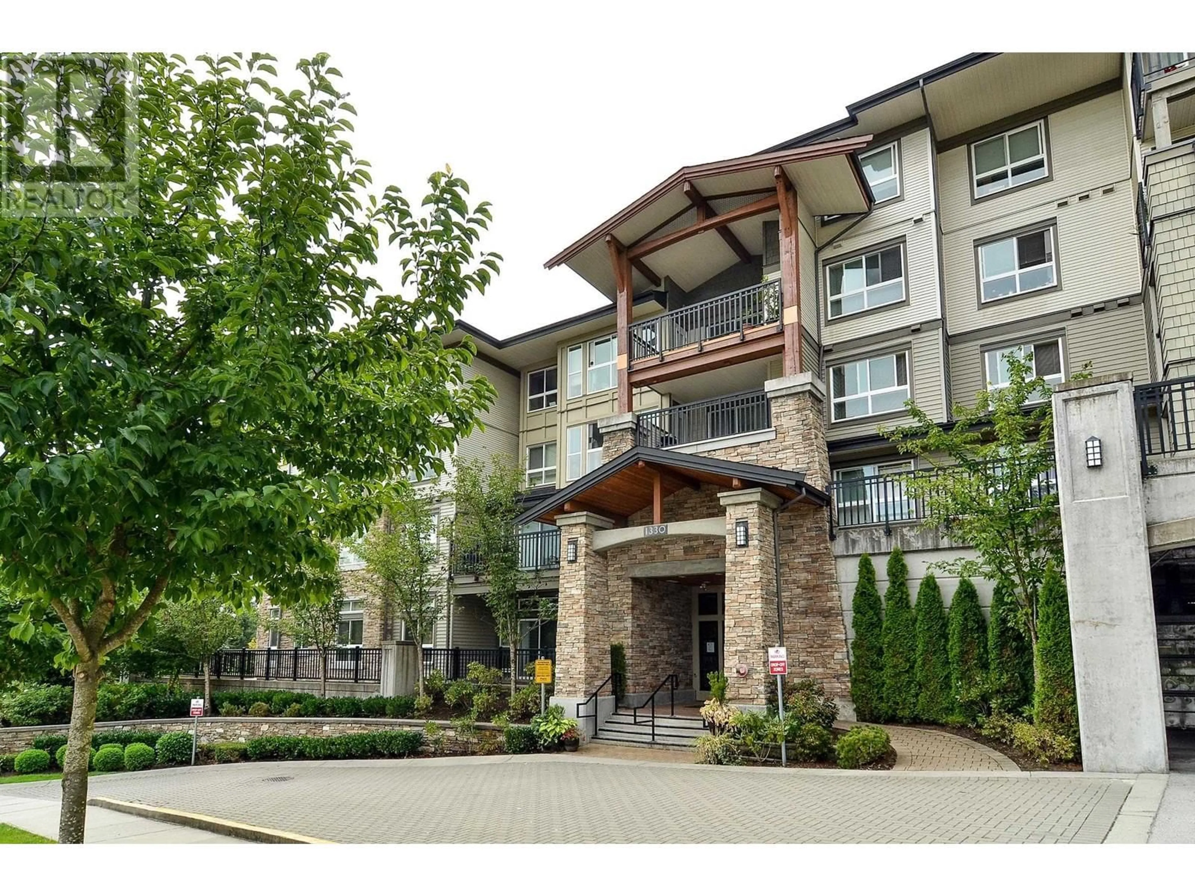 A pic from exterior of the house or condo, the front or back of building for 411 1330 GENEST WAY, Coquitlam British Columbia V3E0A4