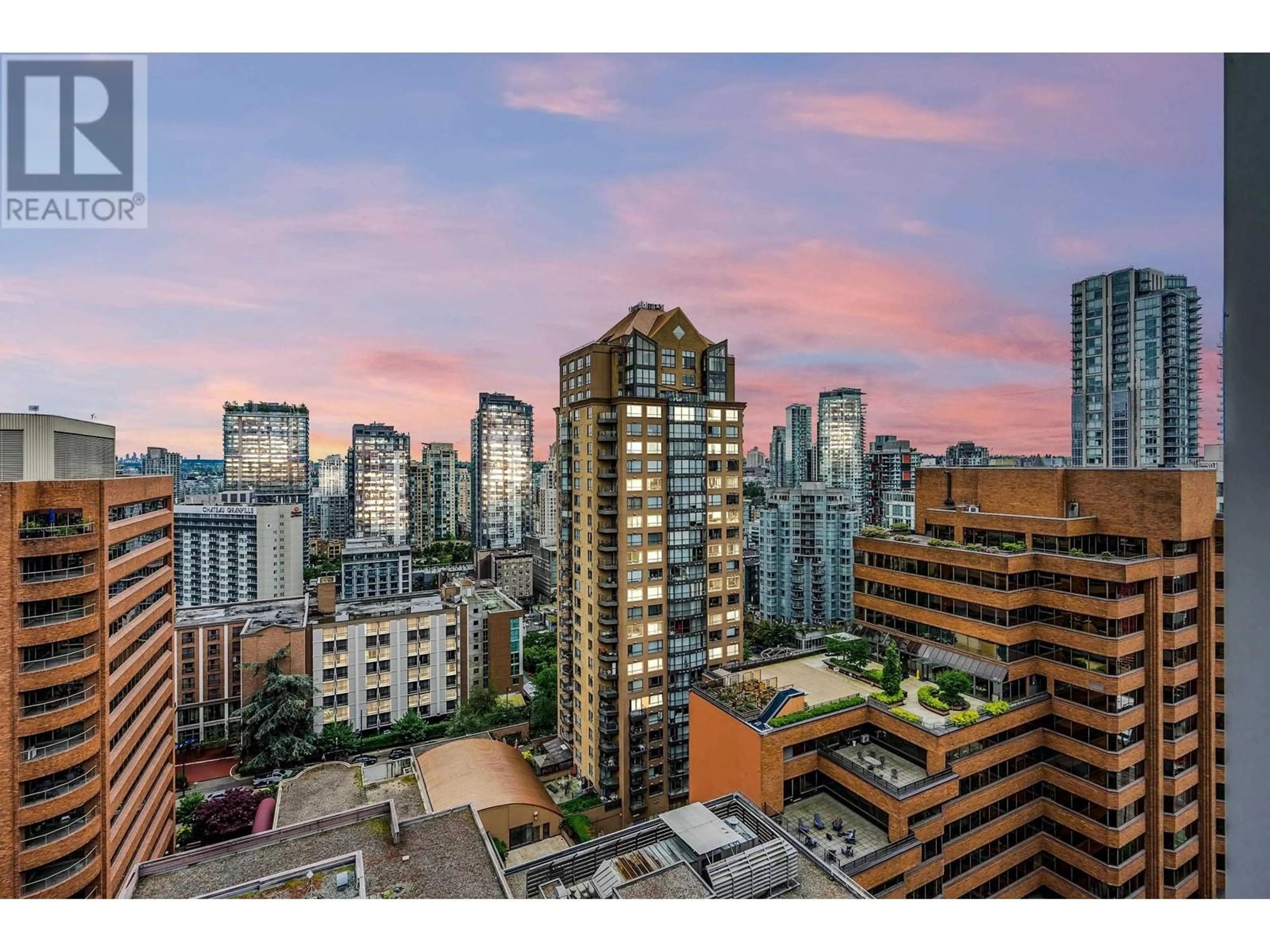 A pic from exterior of the house or condo, the view of city buildings for 2001 1133 HORNBY STREET, Vancouver British Columbia V6Z1W1