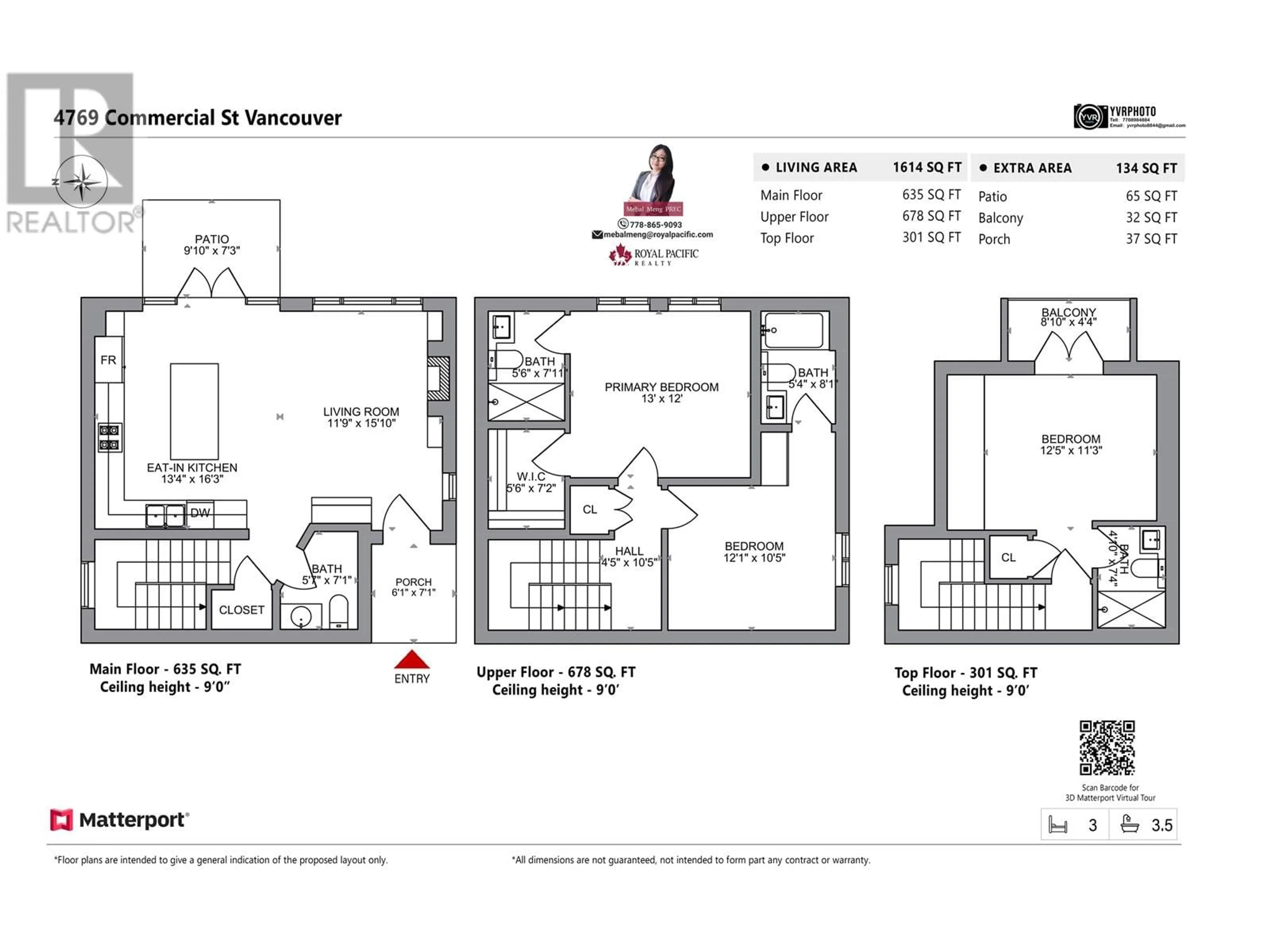 Floor plan for 2 4769 COMMERCIAL STREET, Vancouver British Columbia V5N4G8