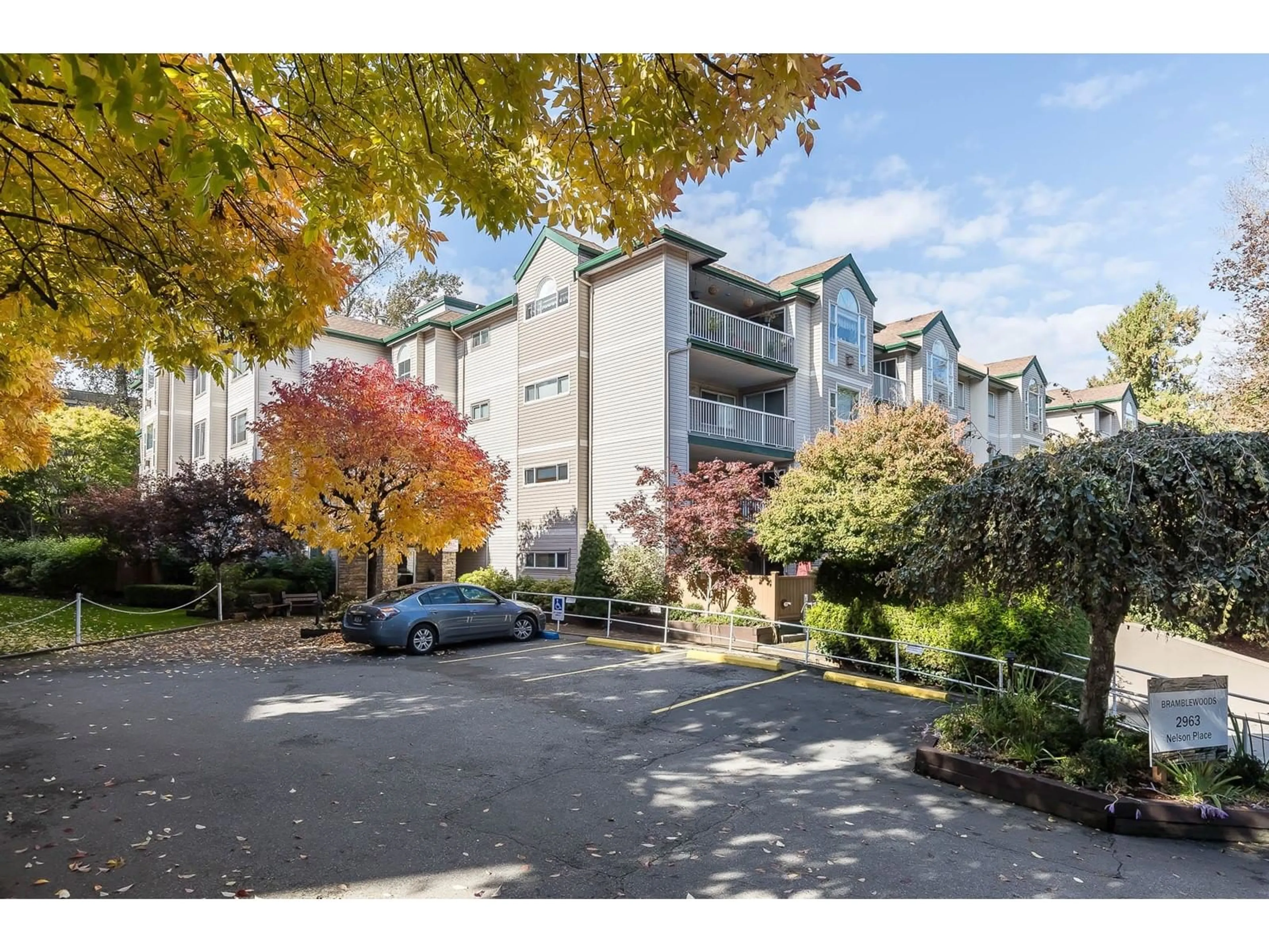 A pic from exterior of the house or condo, the street view for 201 2963 NELSON PLACE, Abbotsford British Columbia V2S7L6