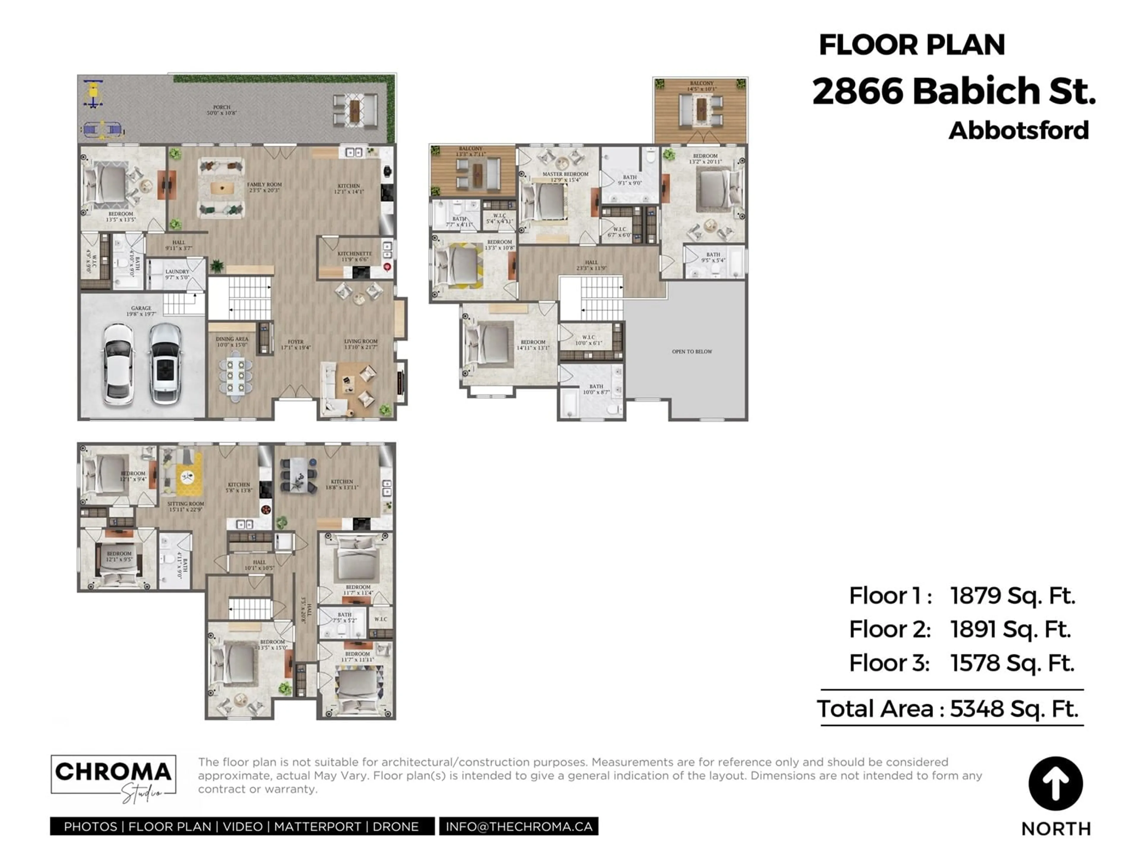 Floor plan for 2866 BABICH STREET, Abbotsford British Columbia V2S3K5