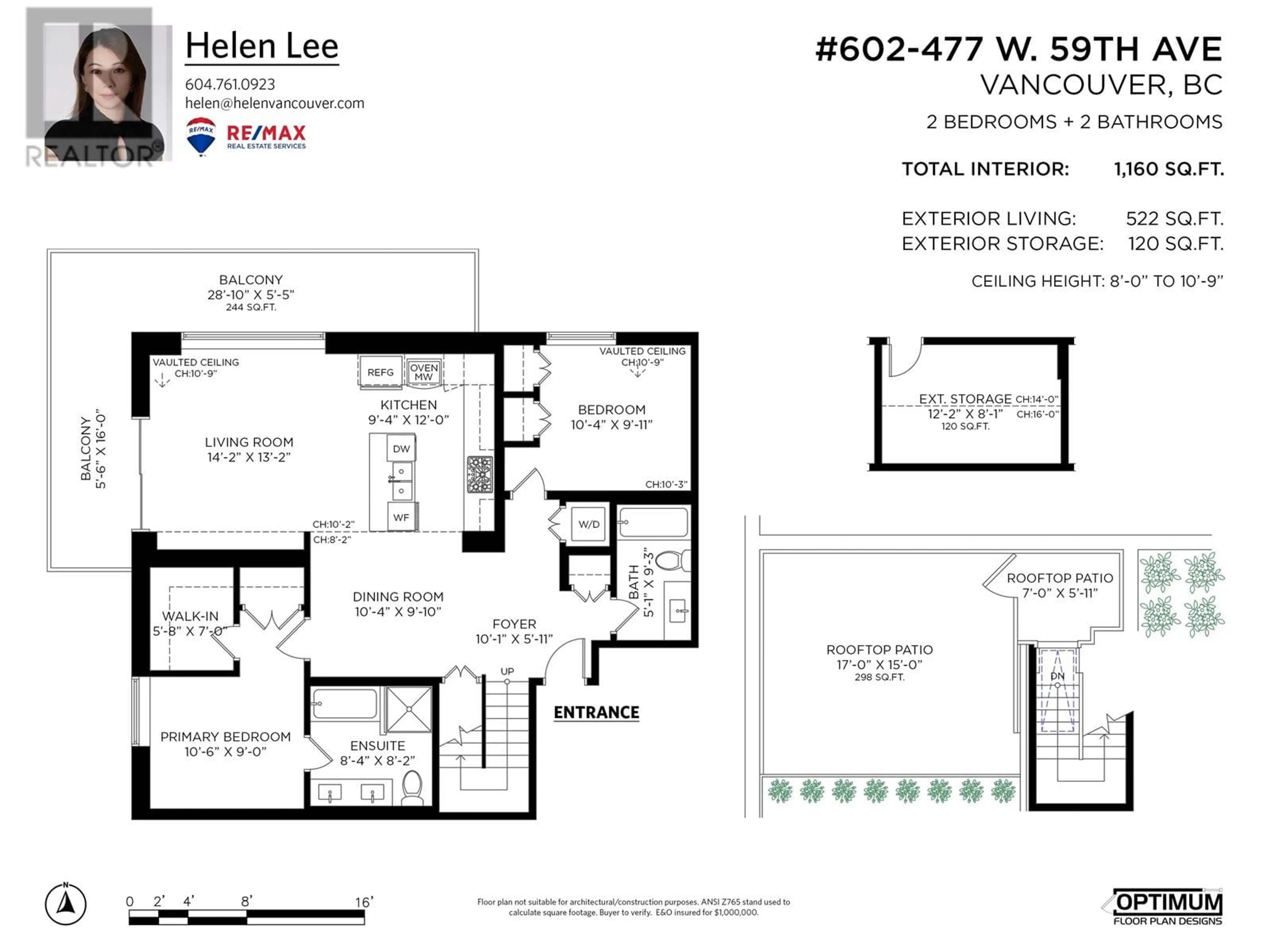Floor plan for 602 - 477 59TH AVENUE, Vancouver British Columbia V5X1X4