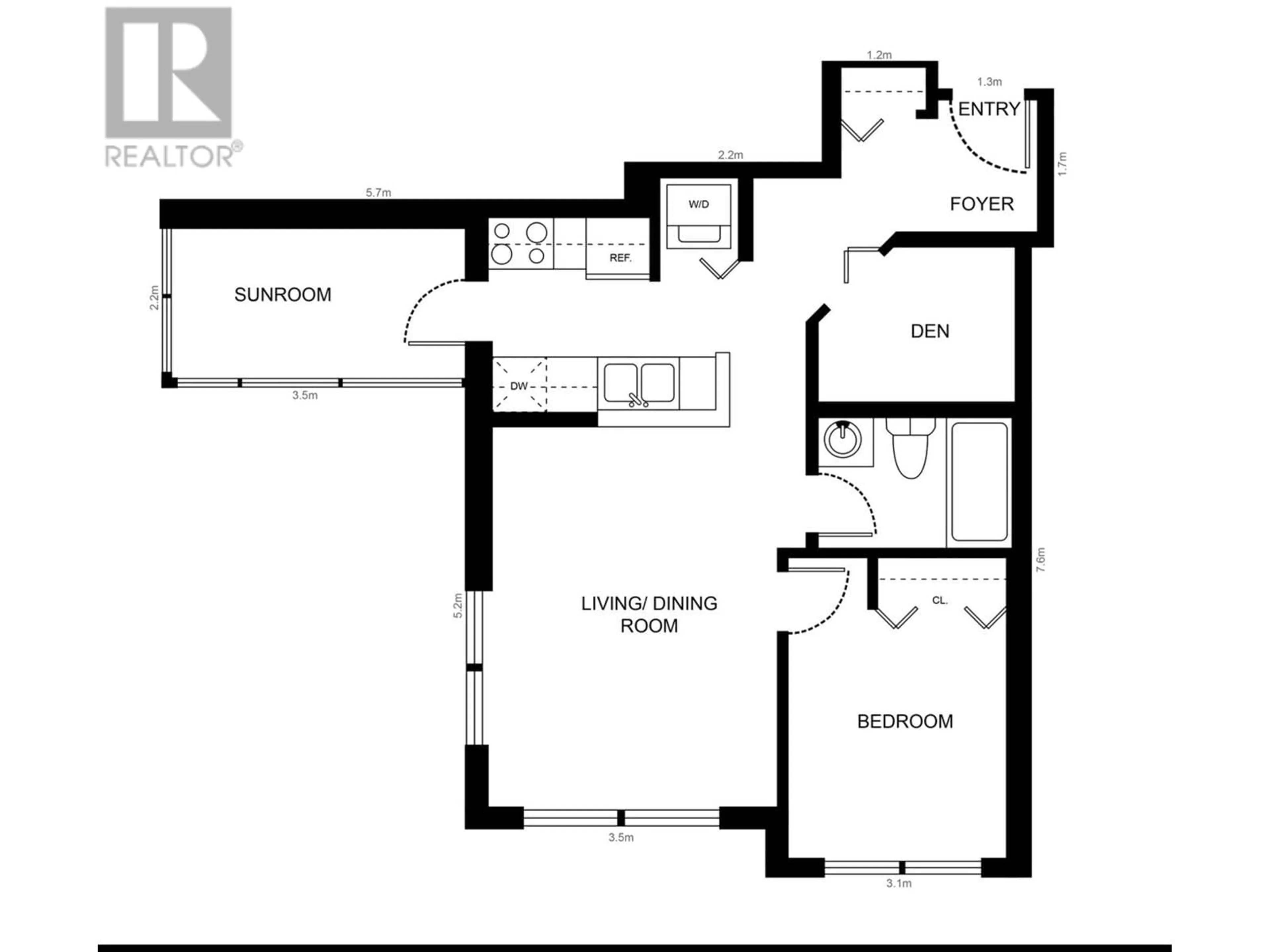 Floor plan for 1206 1420 W GEORGIA STREET, Vancouver British Columbia V6G3K4