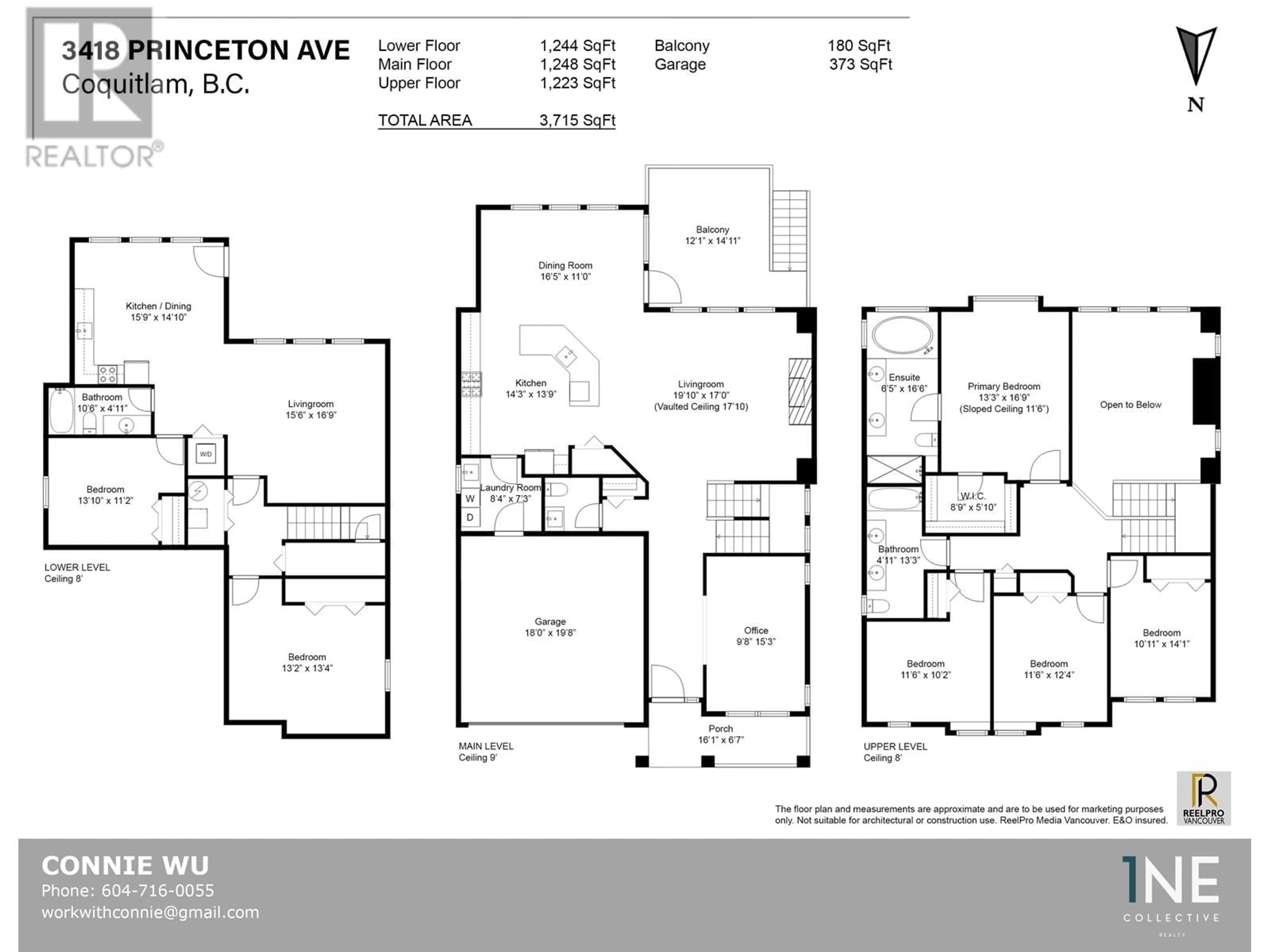 Floor plan for 3418 PRINCETON AVENUE, Coquitlam British Columbia V3E0G1