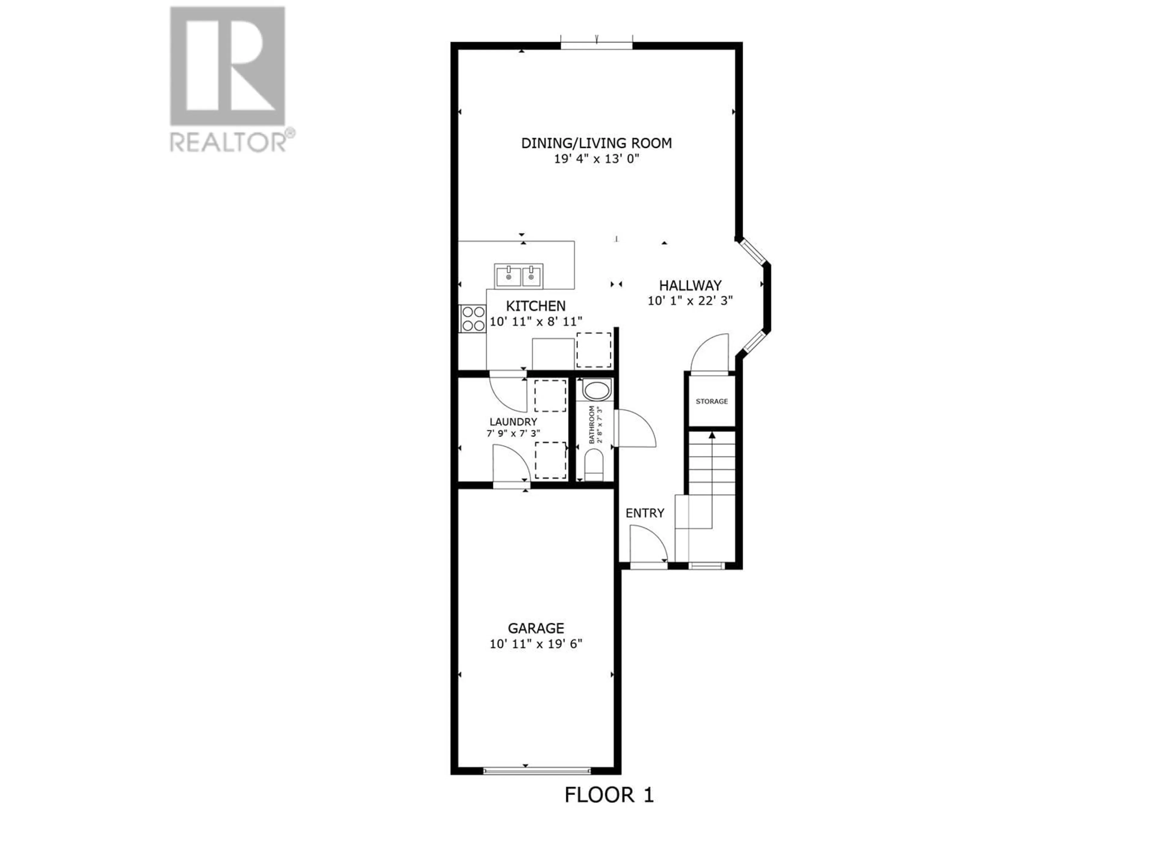 Floor plan for 9514 94 AVENUE, Fort St. John British Columbia V1J1G3