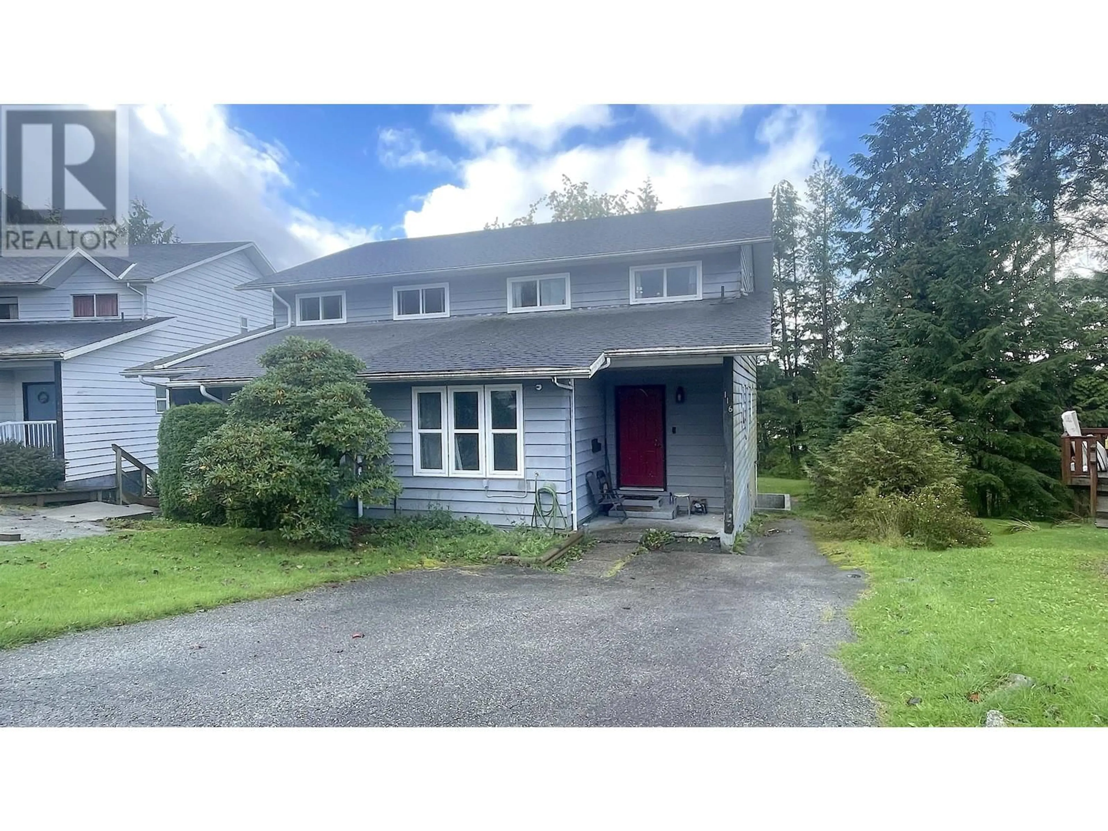A pic from outside/outdoor area/front of a property/back of a property/a pic from drone, street for 116 GULL CRESCENT, Prince Rupert British Columbia V8J4G5