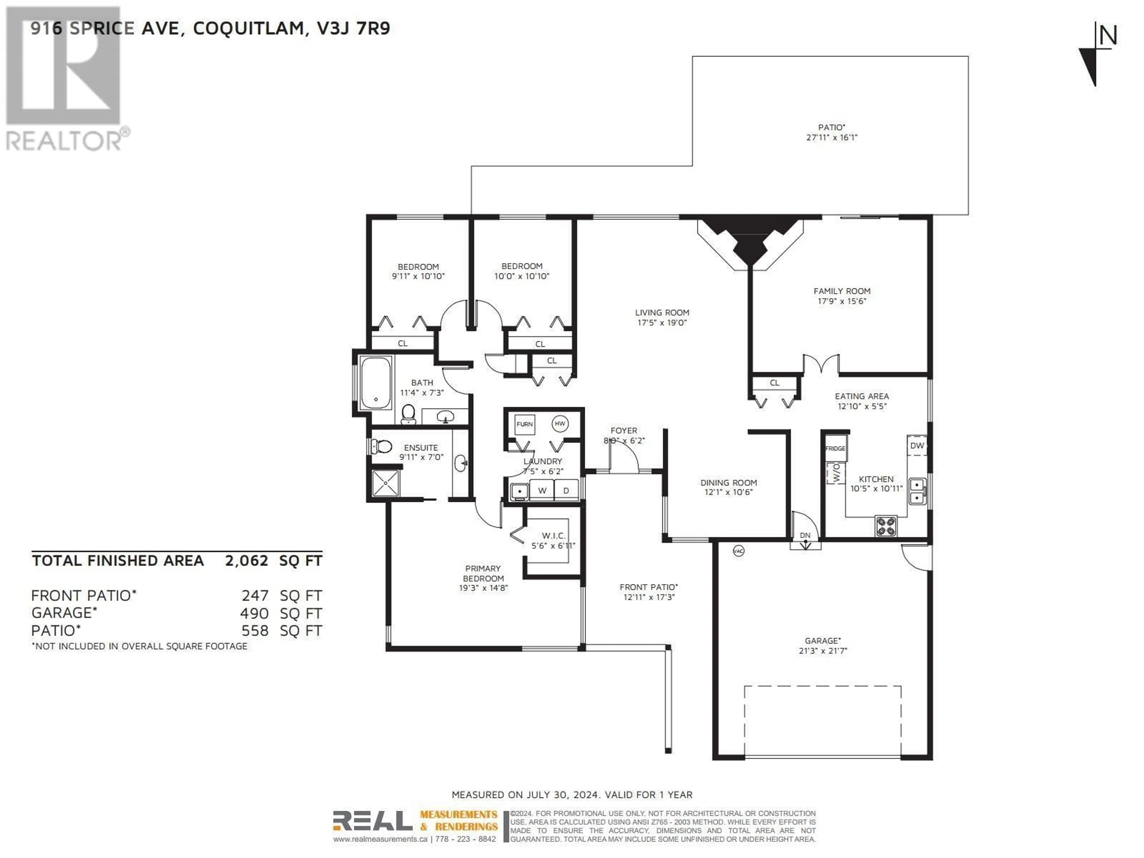 Floor plan for 916 SPRICE AVENUE, Coquitlam British Columbia V3J7R9