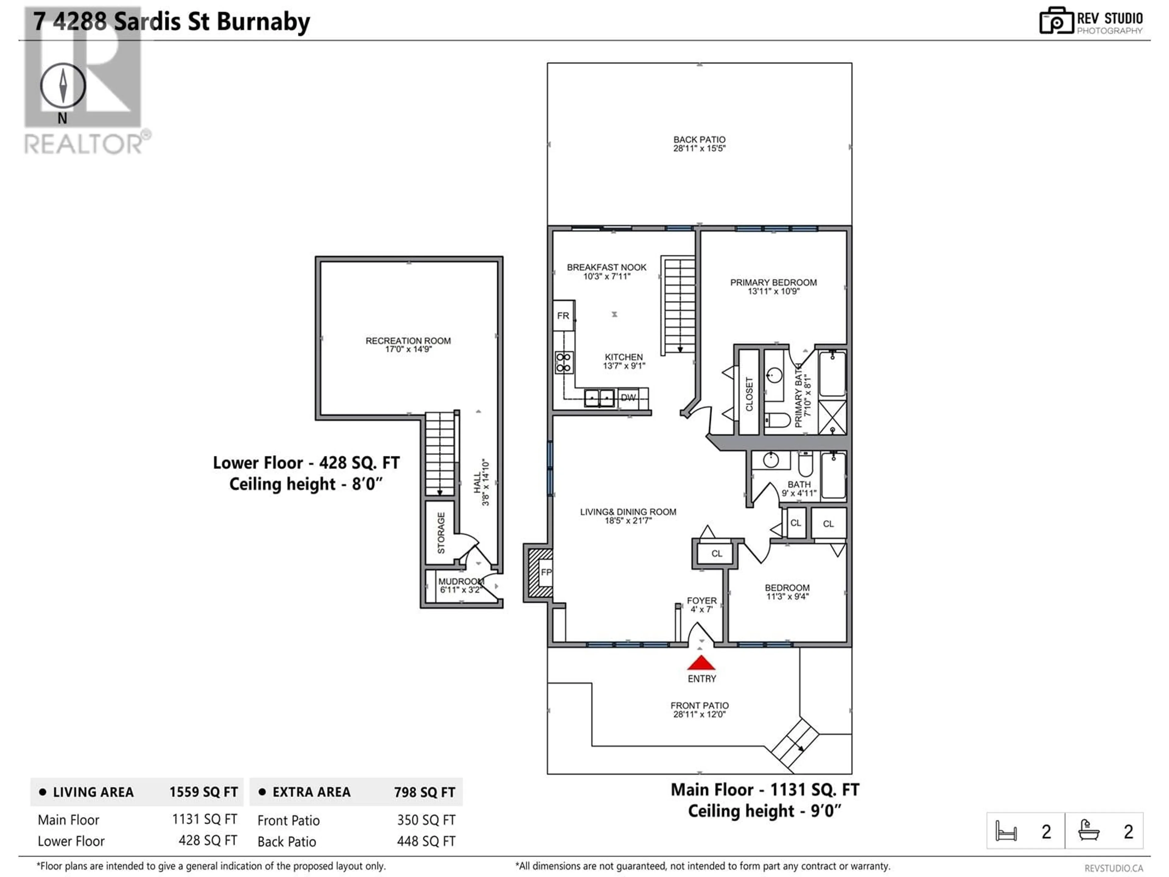 Floor plan for 7 4288 SARDIS STREET, Burnaby British Columbia V5H1K4