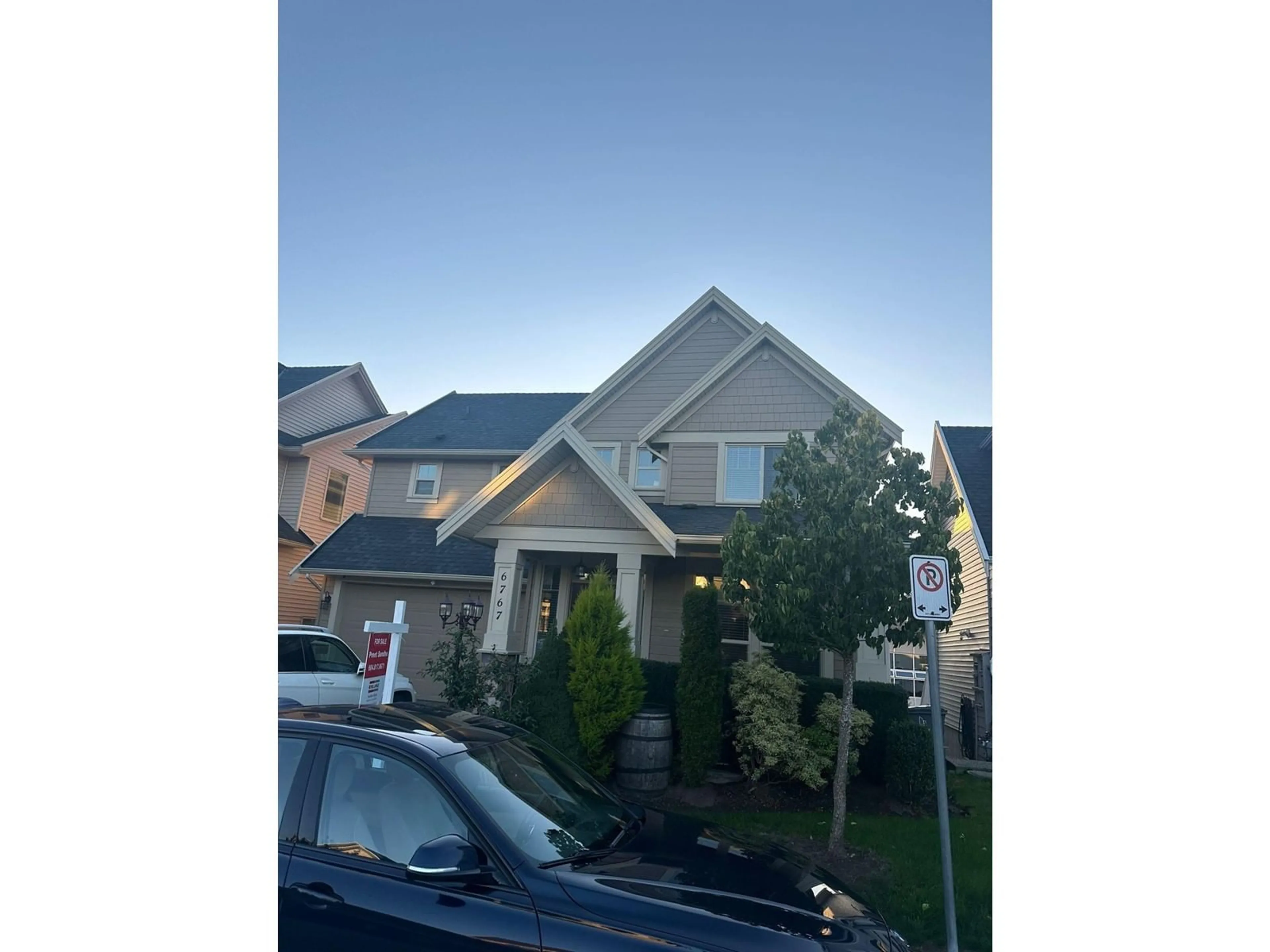 Frontside or backside of a home, the street view for 6767 182A STREET, Surrey British Columbia V3S1E5