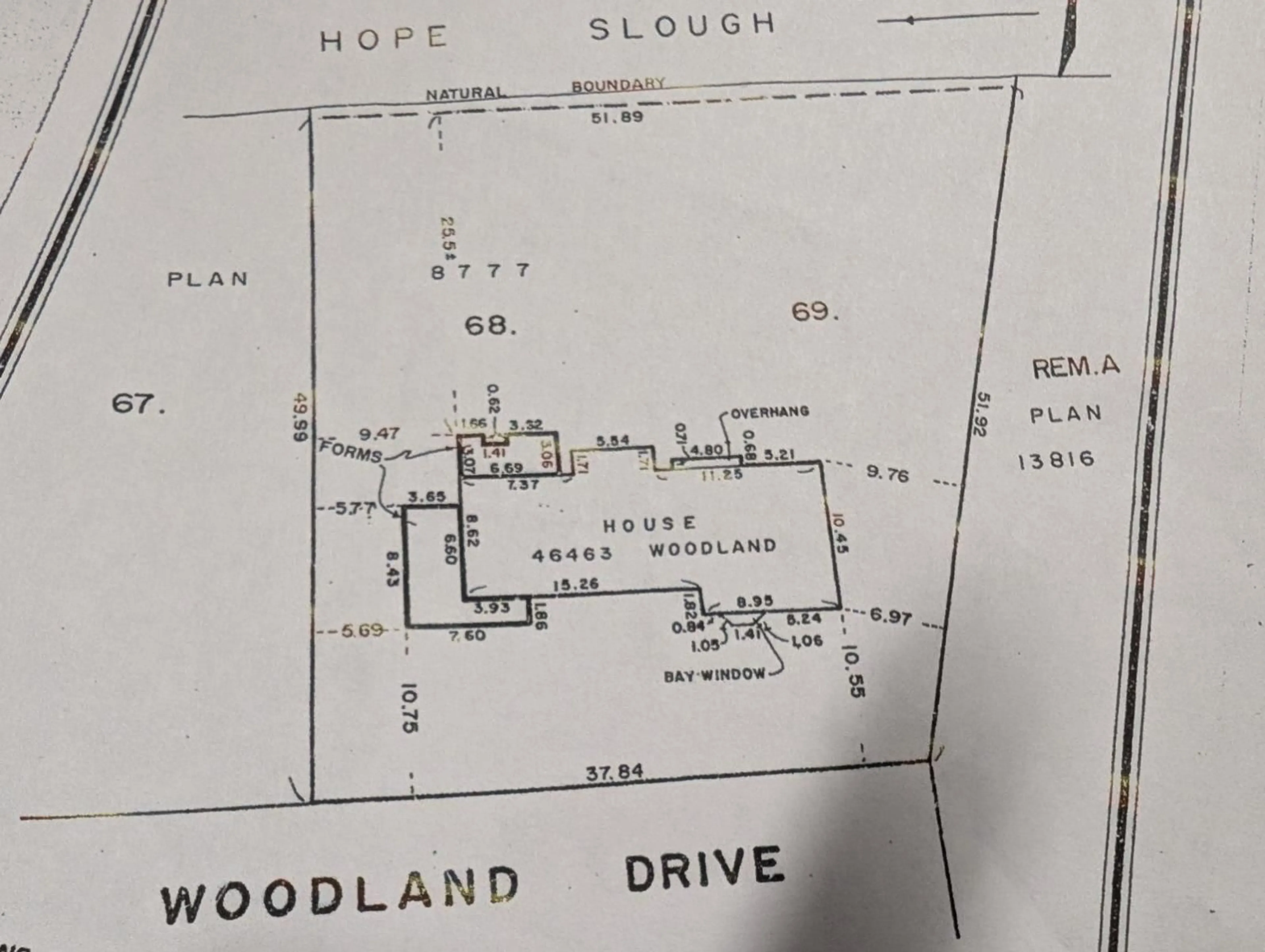 Picture of a map for 46463-46469 WOODLAND AVENUE, Chilliwack British Columbia V2P3N8