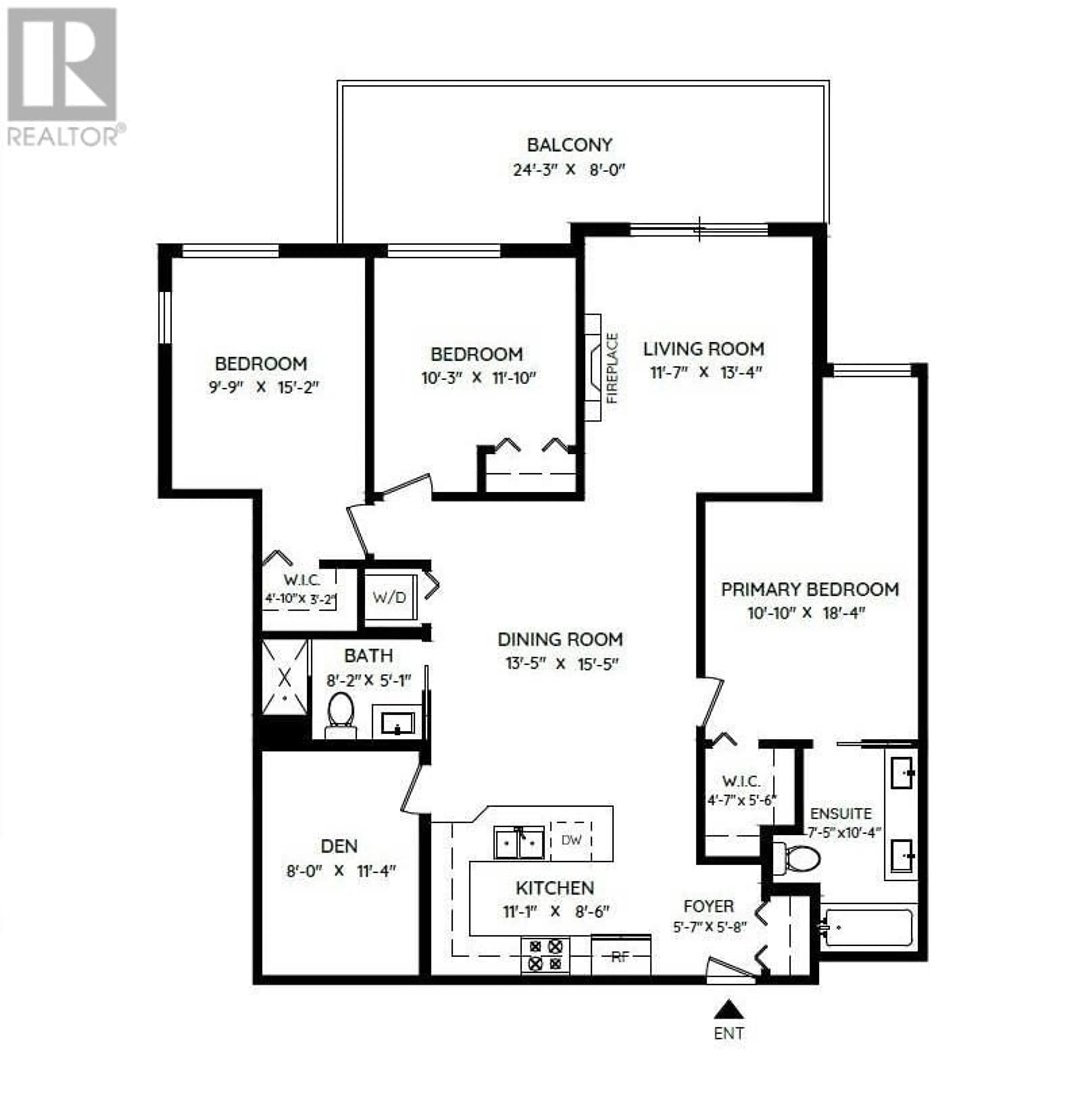 Floor plan for 303 12460 191 STREET, Pitt Meadows British Columbia V3Y2J2