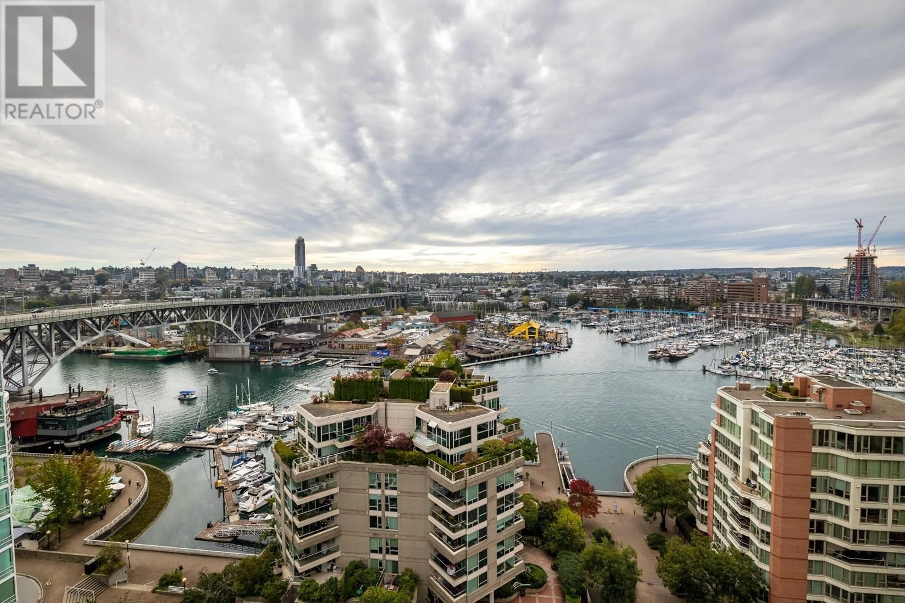 A pic from exterior of the house or condo, the view of lake or river for 1805 1500 HORNBY STREET, Vancouver British Columbia V6Z2R1