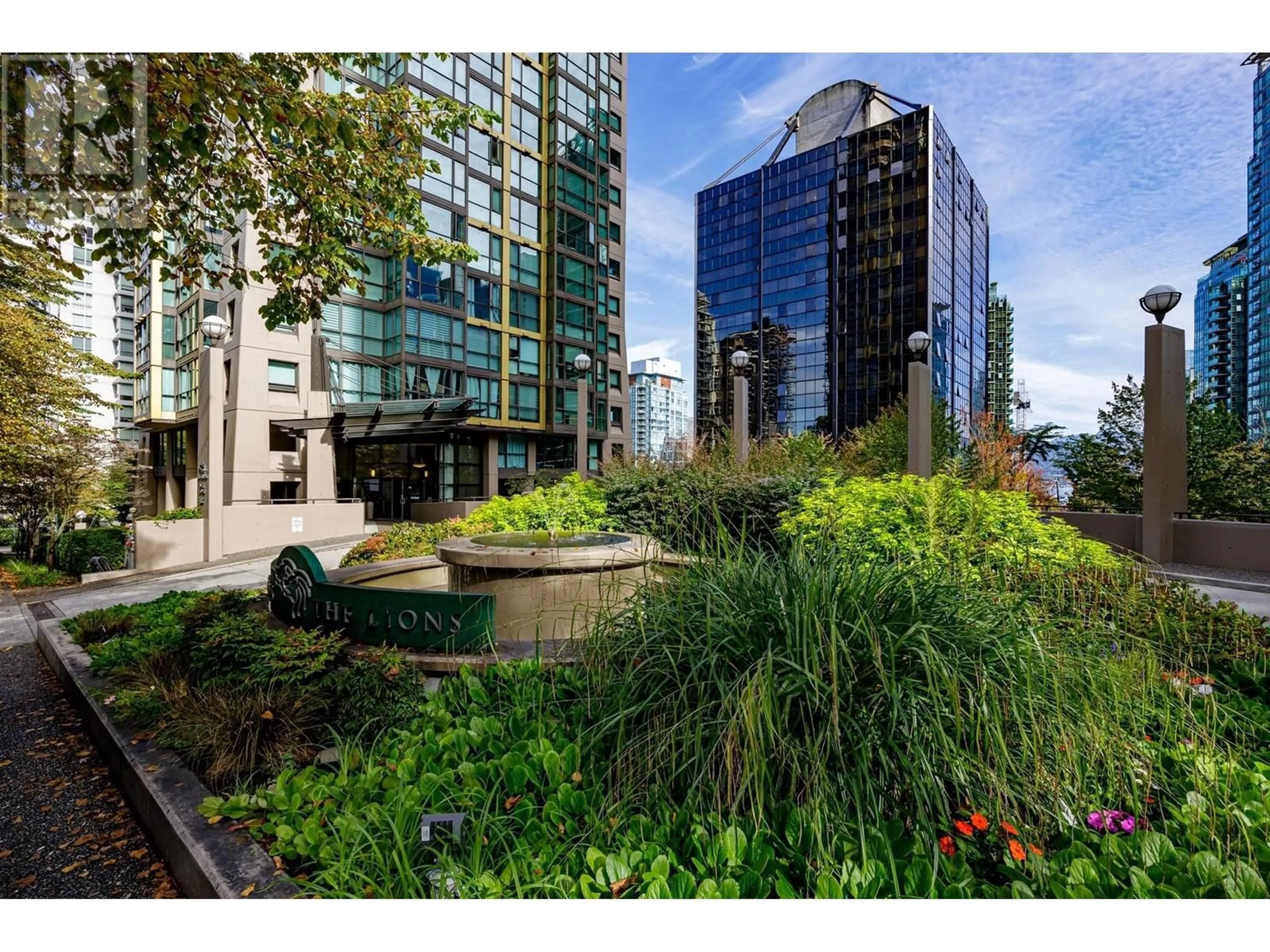 A pic from exterior of the house or condo, the view of city buildings for 2206 1367 ALBERNI STREET, Vancouver British Columbia V6E4R9