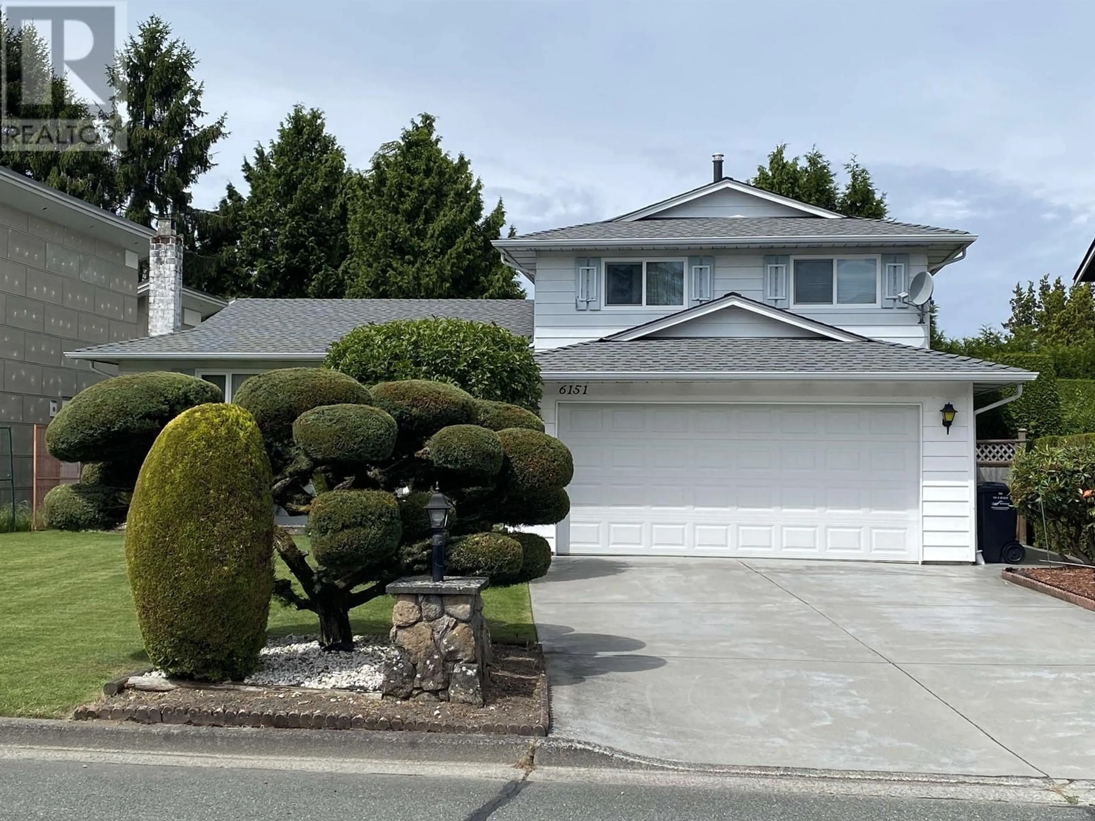 Home with vinyl exterior material, street for 6151 BELLFLOWER DRIVE, Richmond British Columbia V7C2H7