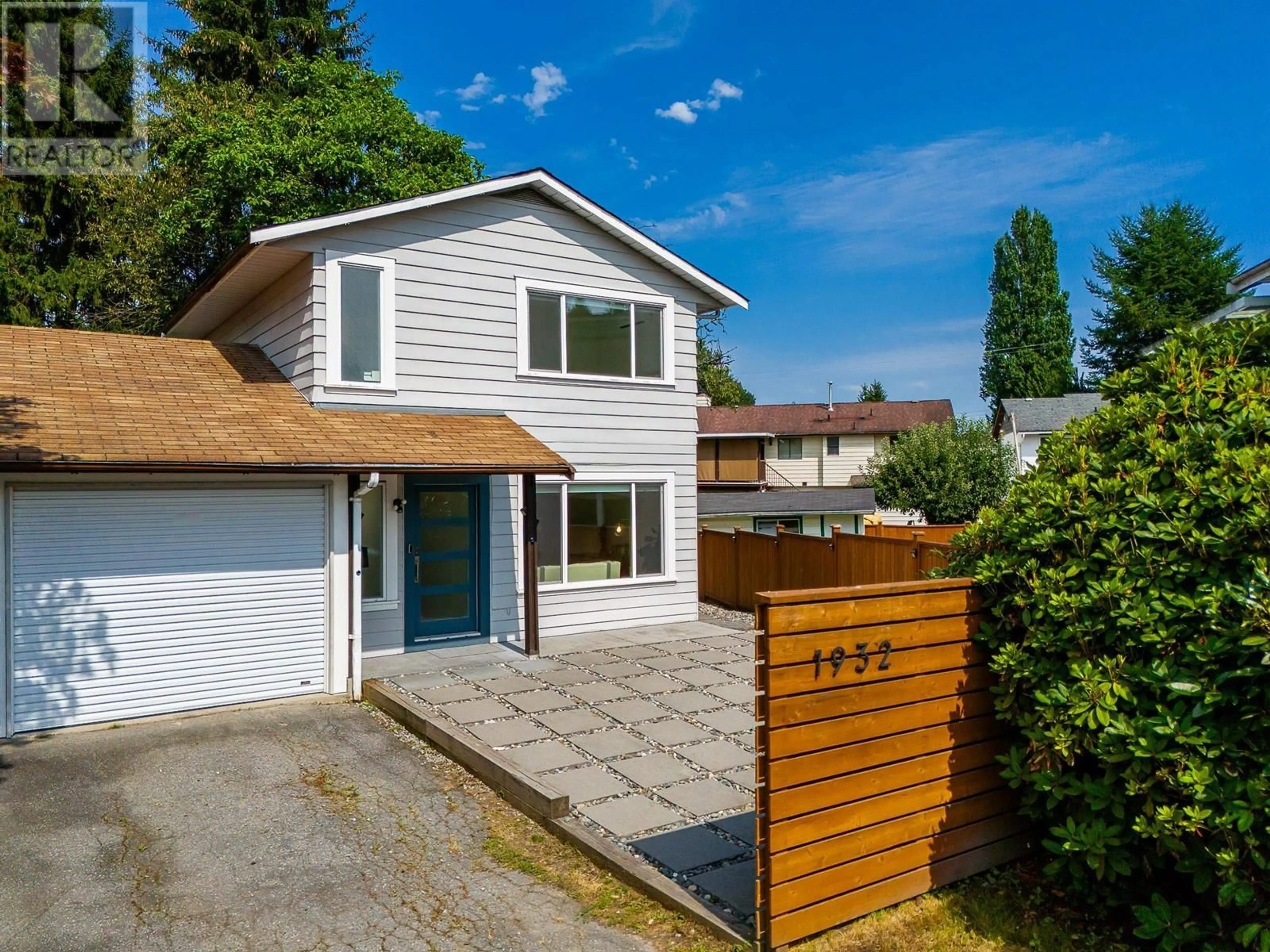 Frontside or backside of a home, the fenced backyard for 1932 HOMFELD PLACE, Port Coquitlam British Columbia V3C4L8