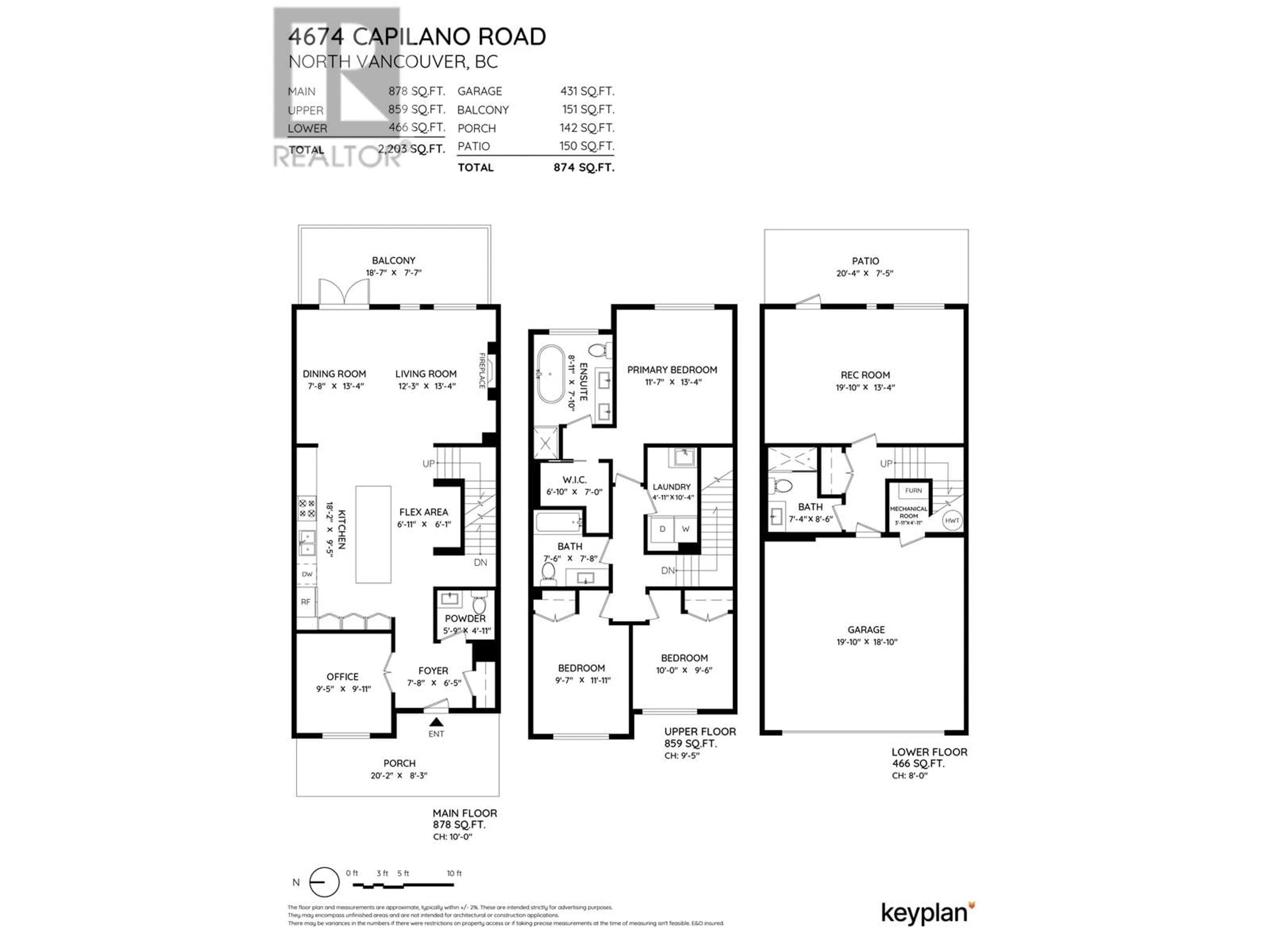 Floor plan for 4674 CAPILANO ROAD, North Vancouver British Columbia V7R4K3