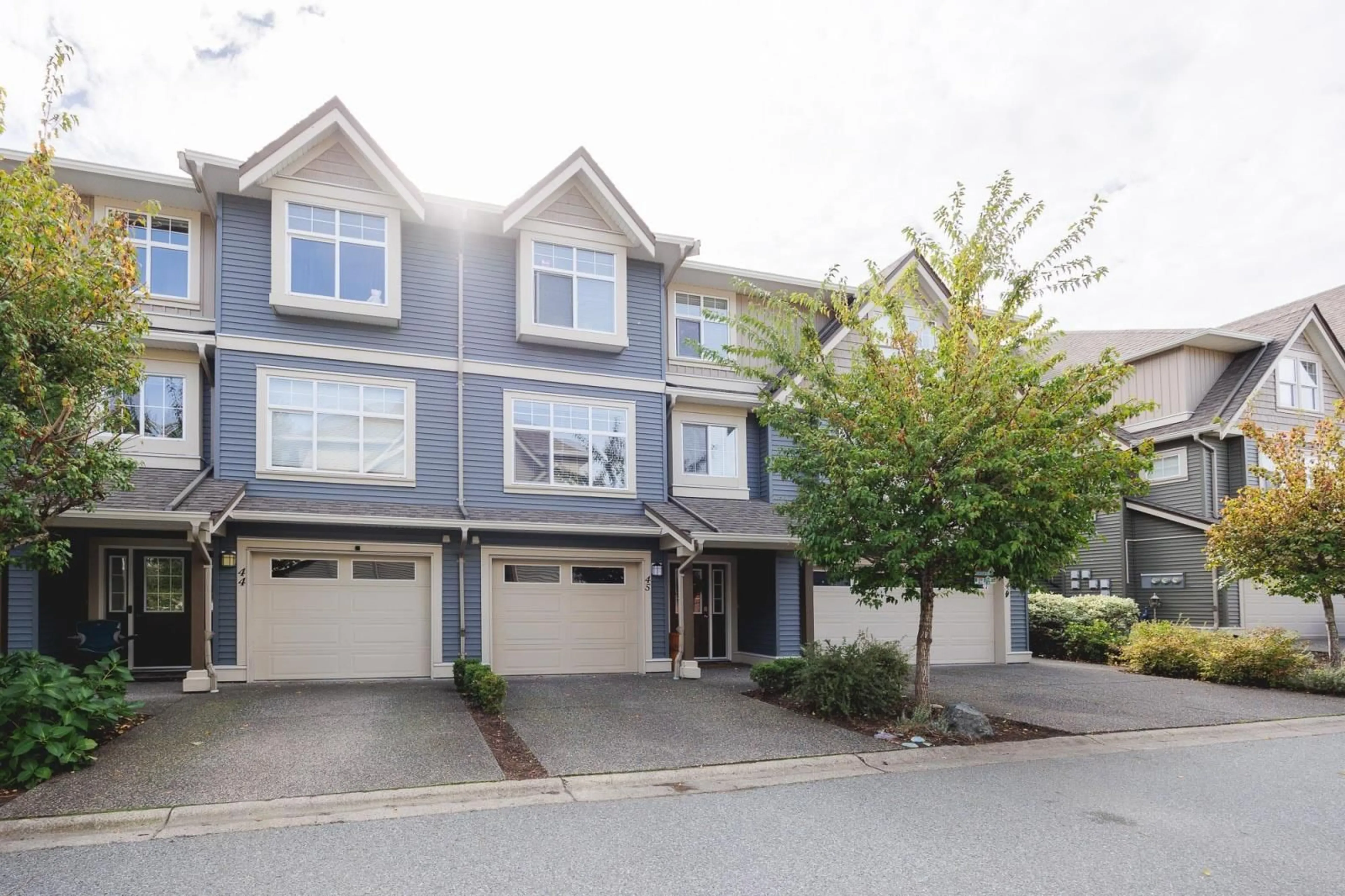 A pic from exterior of the house or condo, the street view for 45 5648 PROMONTORY ROAD, Chilliwack British Columbia V2R0E5