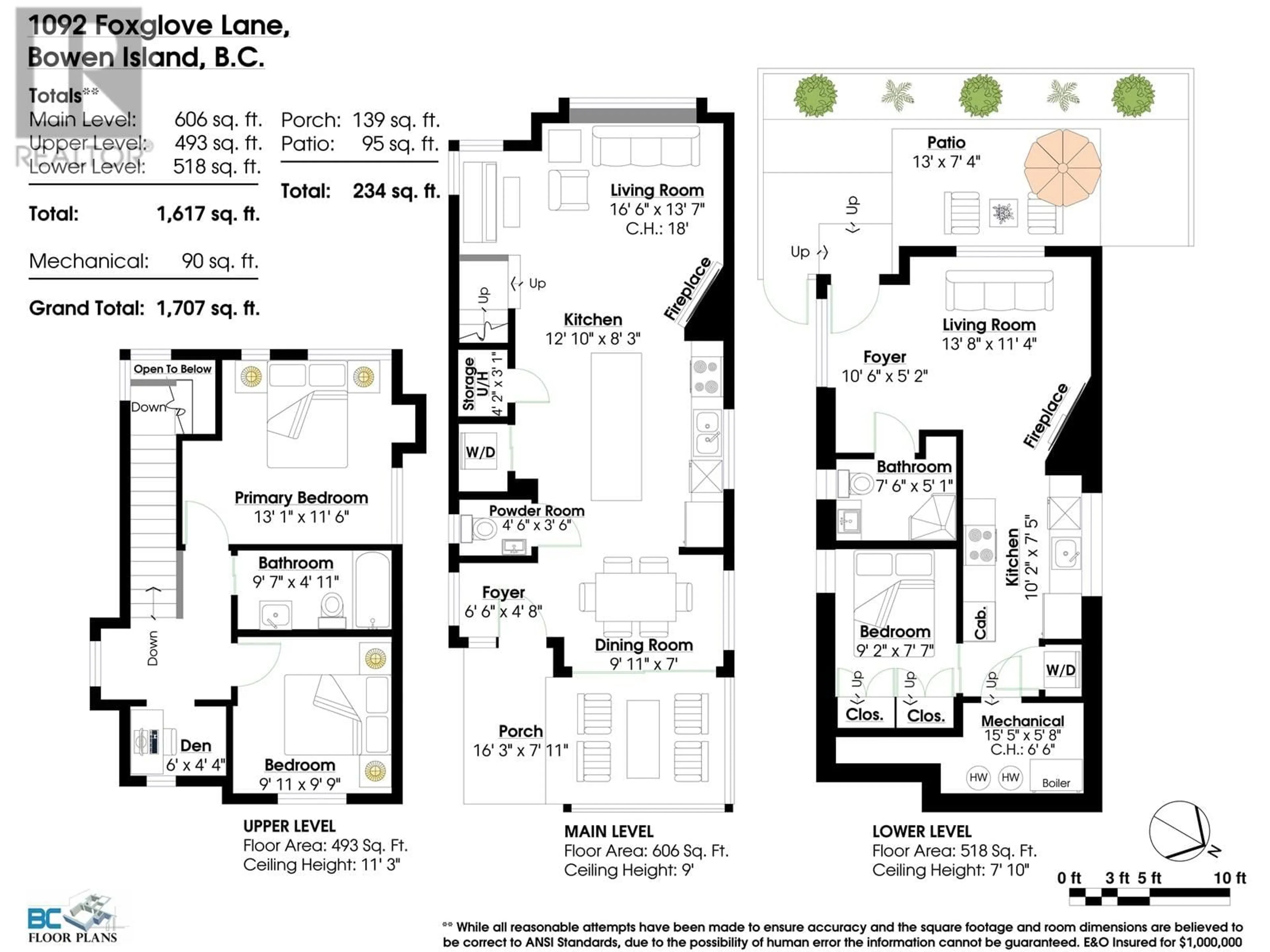 Floor plan for 1092 FOXGLOVE LANE, Bowen Island British Columbia V0N1G1