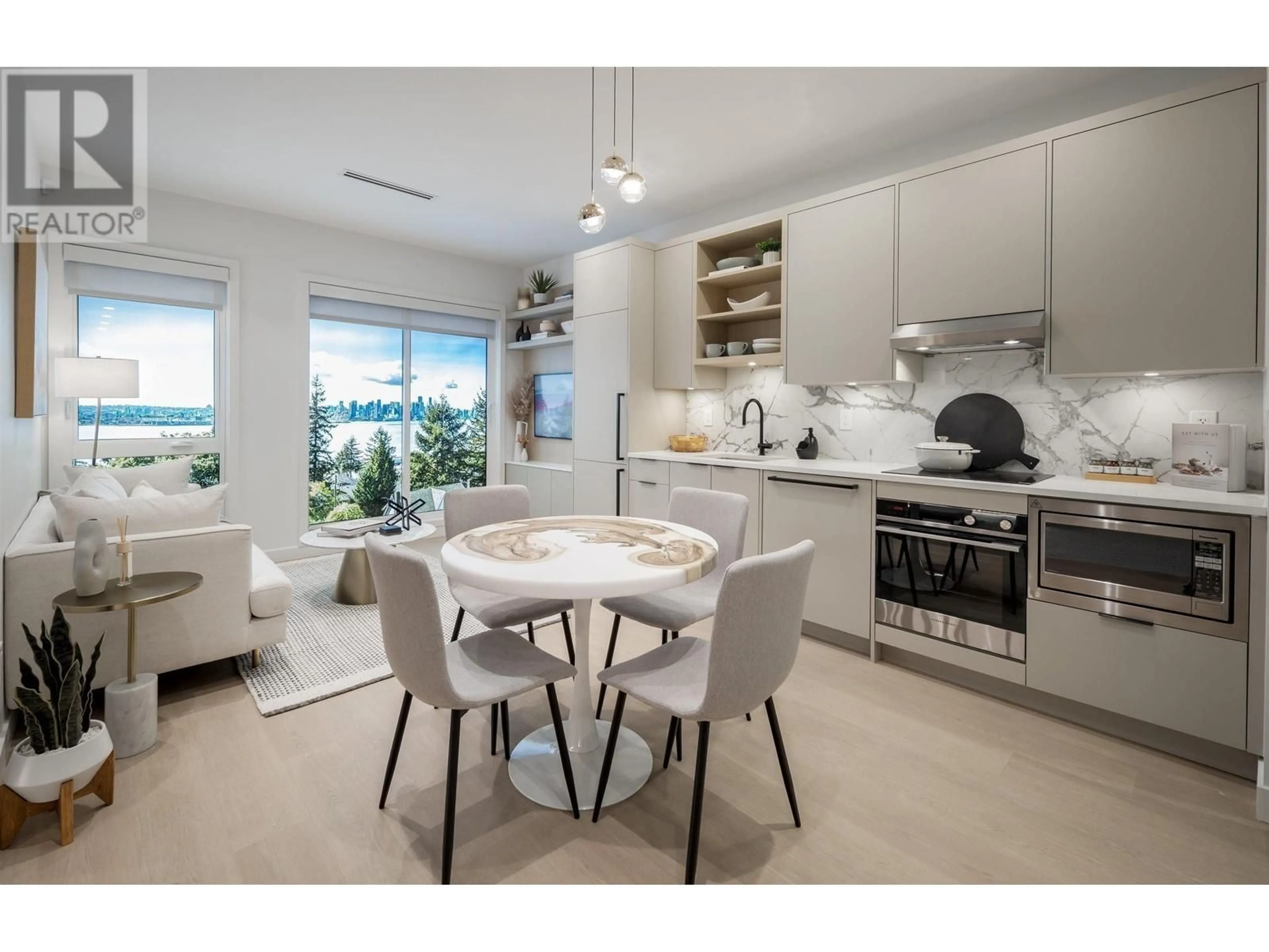 Open concept kitchen for 212 402 E 3RD STREET, North Vancouver British Columbia V7L1G2