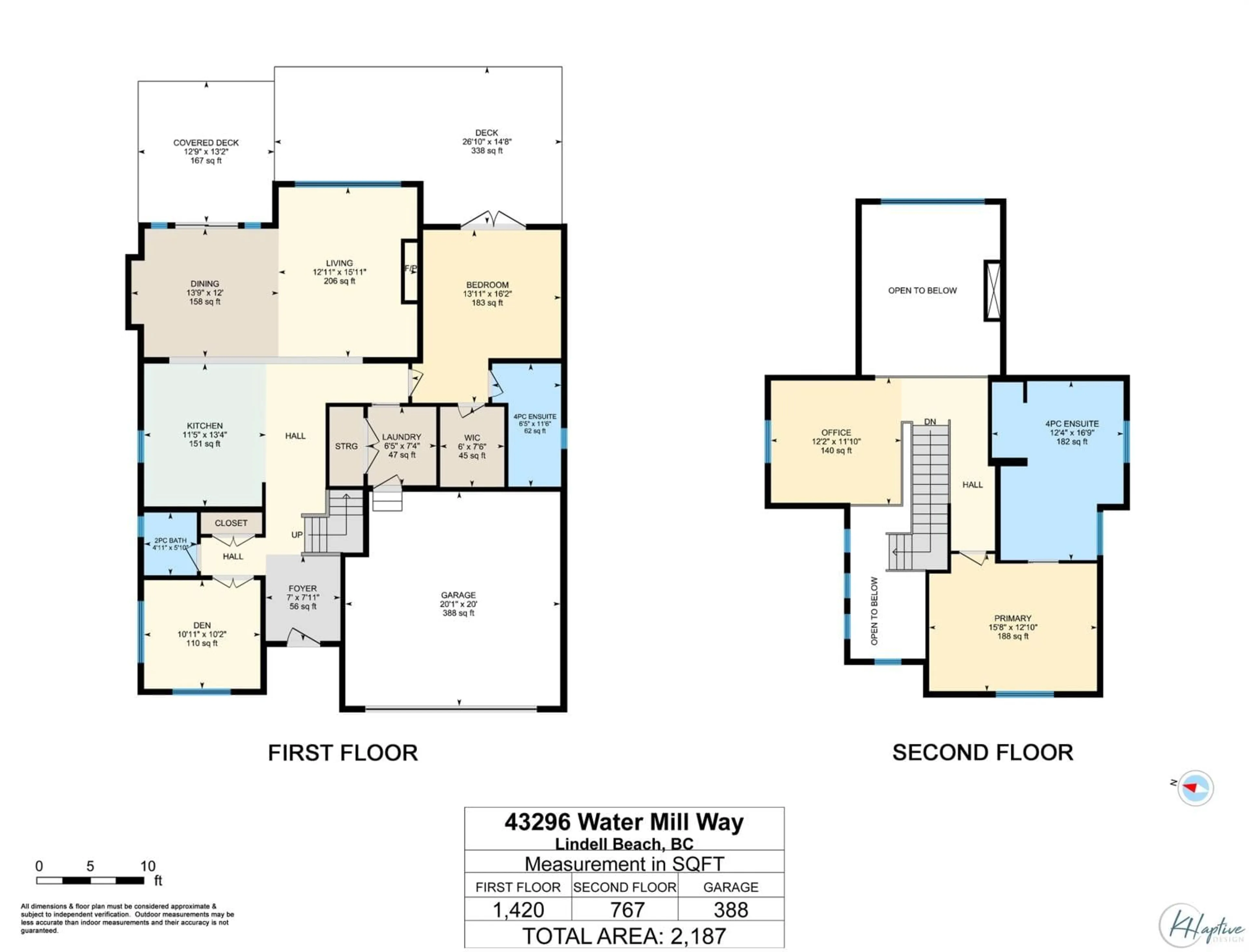 Floor plan for 43296 WATER MILL WAY, Lindell Beach British Columbia V2R0Z4