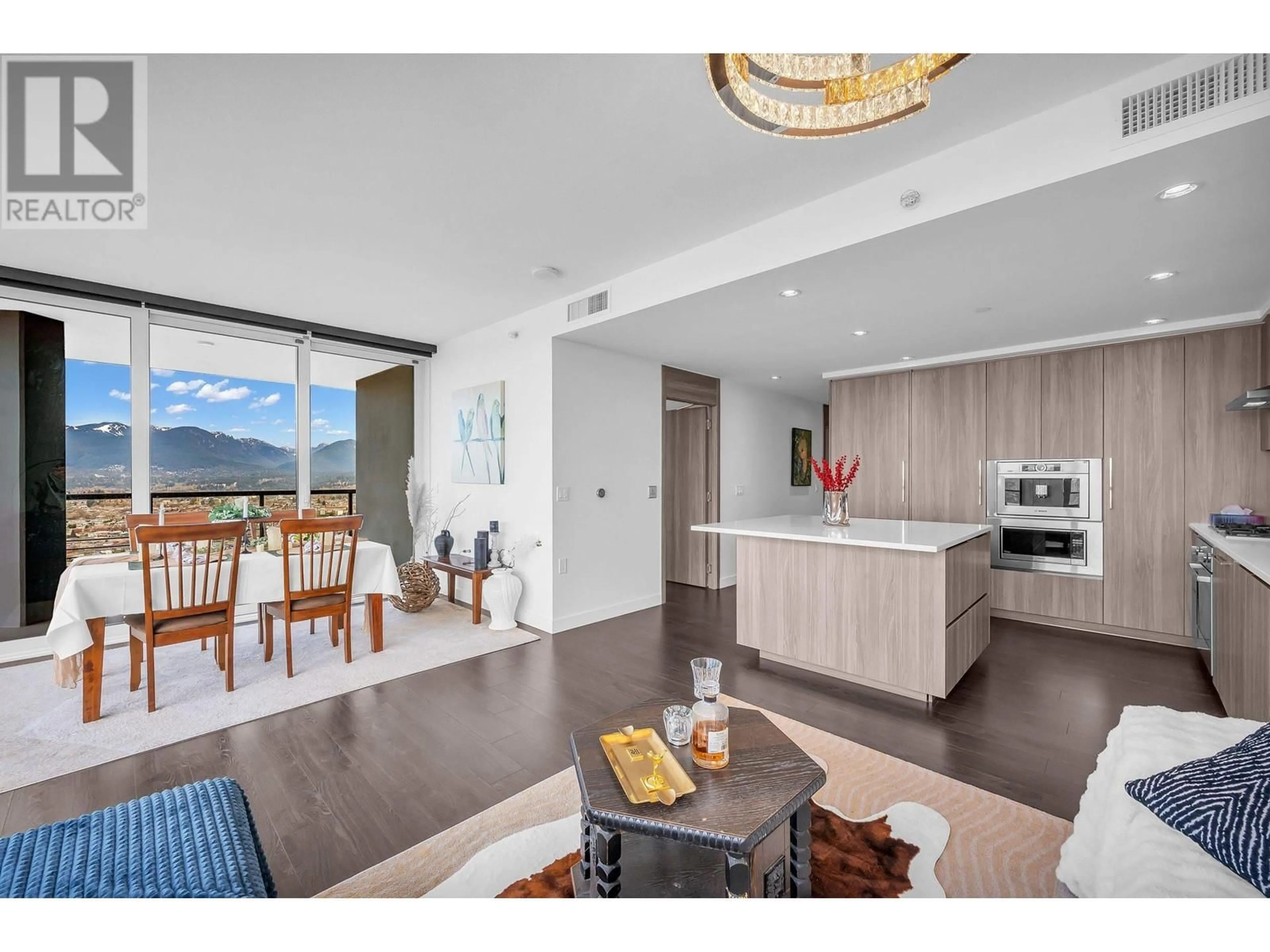 Open concept kitchen, wood/laminate floor for 4202 - 4720 LOUGHEED HIGHWAY, Burnaby British Columbia V5C0M8