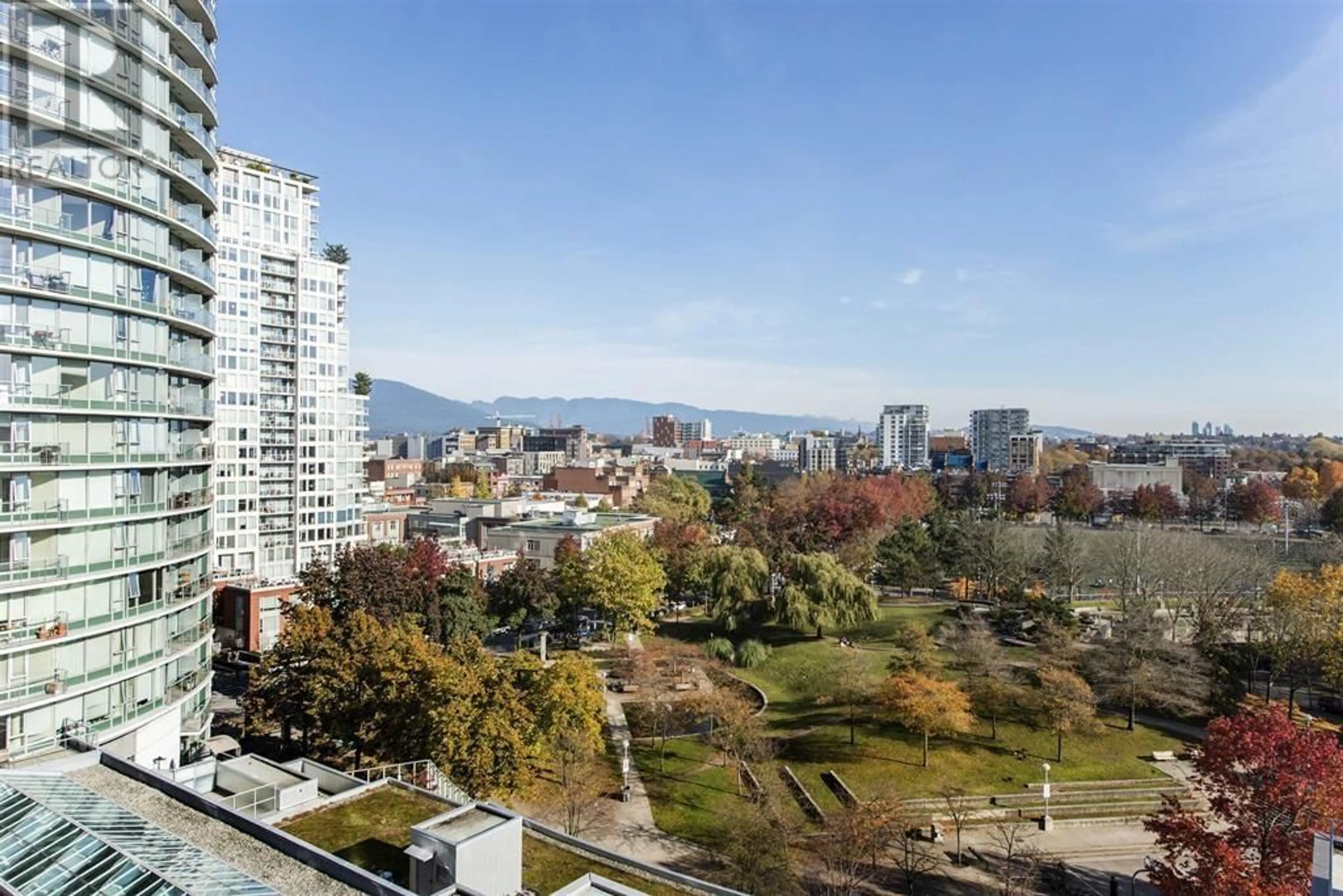 A pic from exterior of the house or condo, the view of city buildings for 1110 688 ABBOTT STREET, Vancouver British Columbia V6B0B9