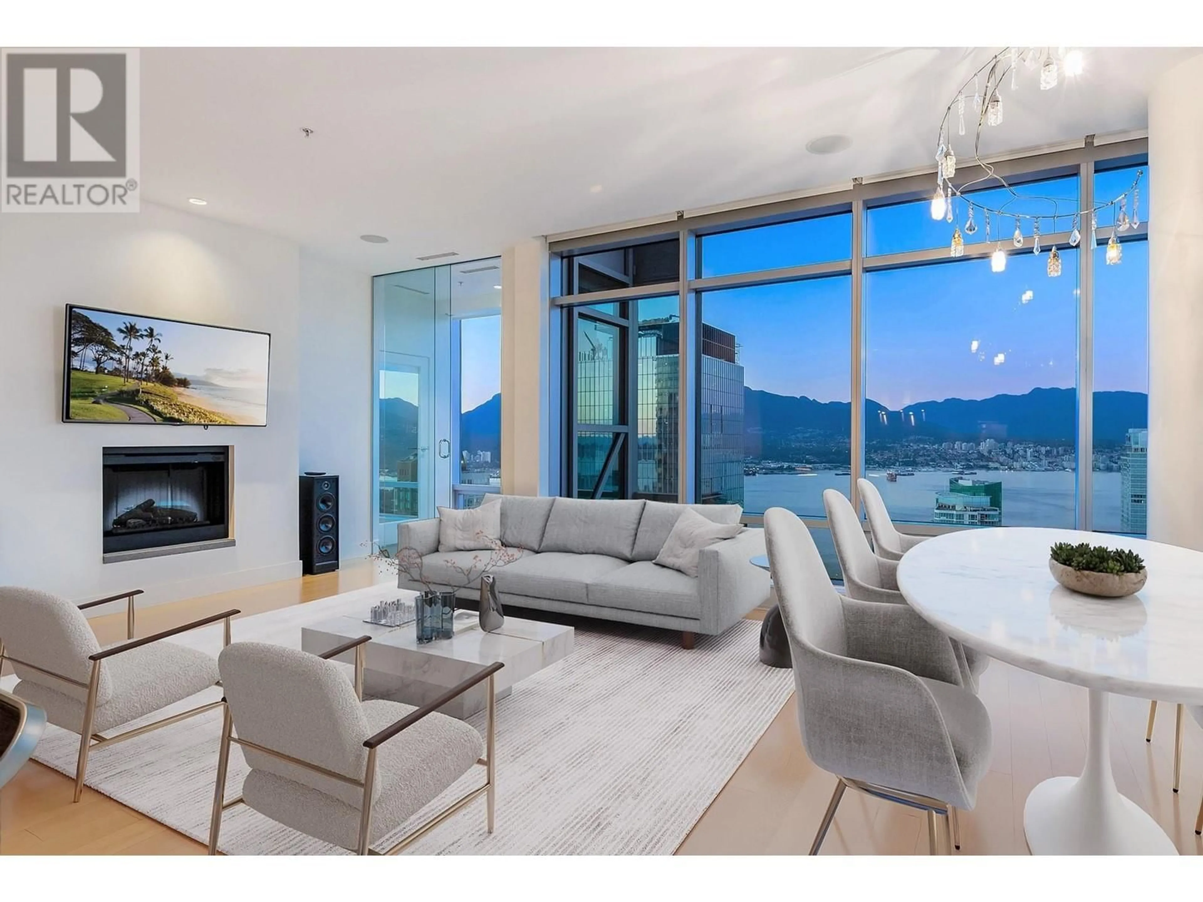 Living room, wood floors for 4304 1111 ALBERNI STREET, Vancouver British Columbia V6E4V2